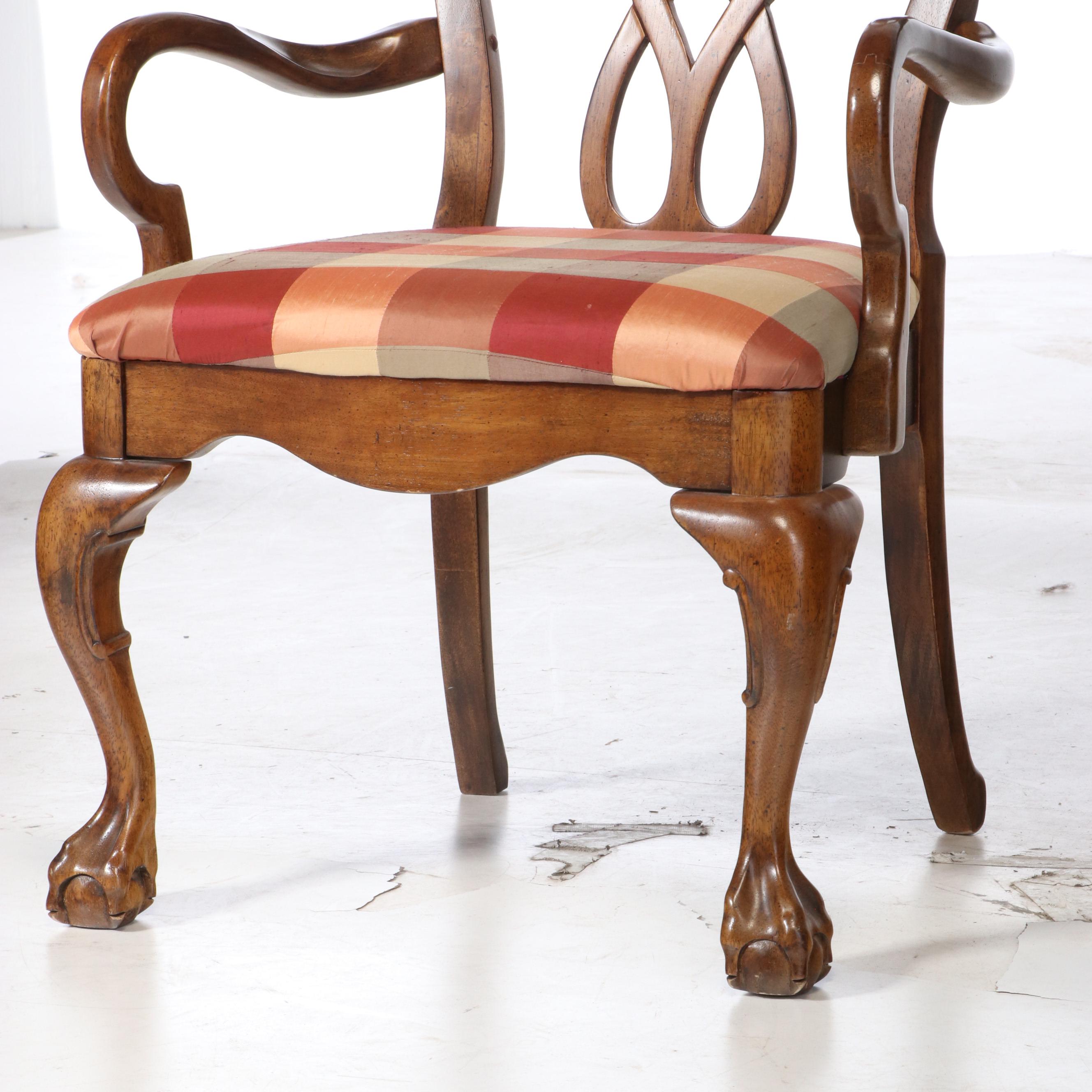 Universal Furniture Chippendale Style Walnut Dining Set