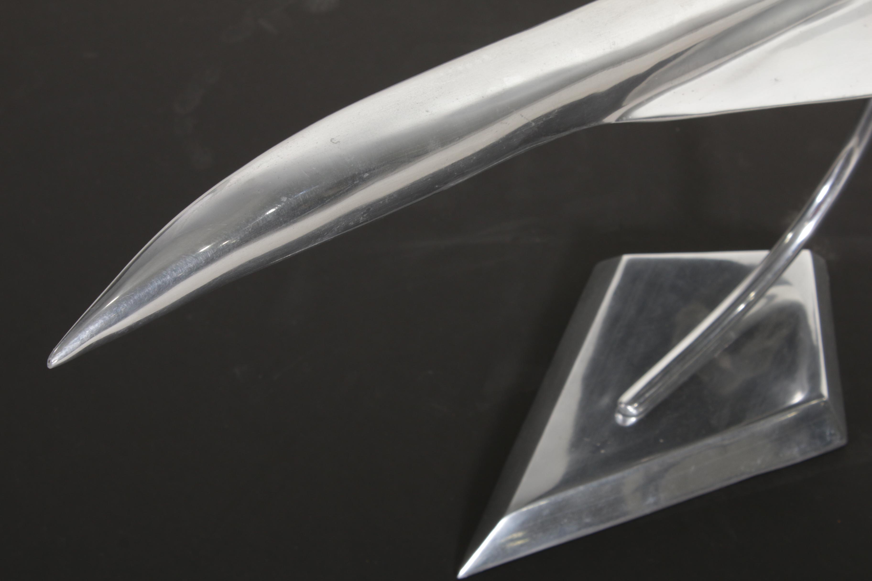 Restoration Hardware Brushed Metal Model "Concorde", 21st Century