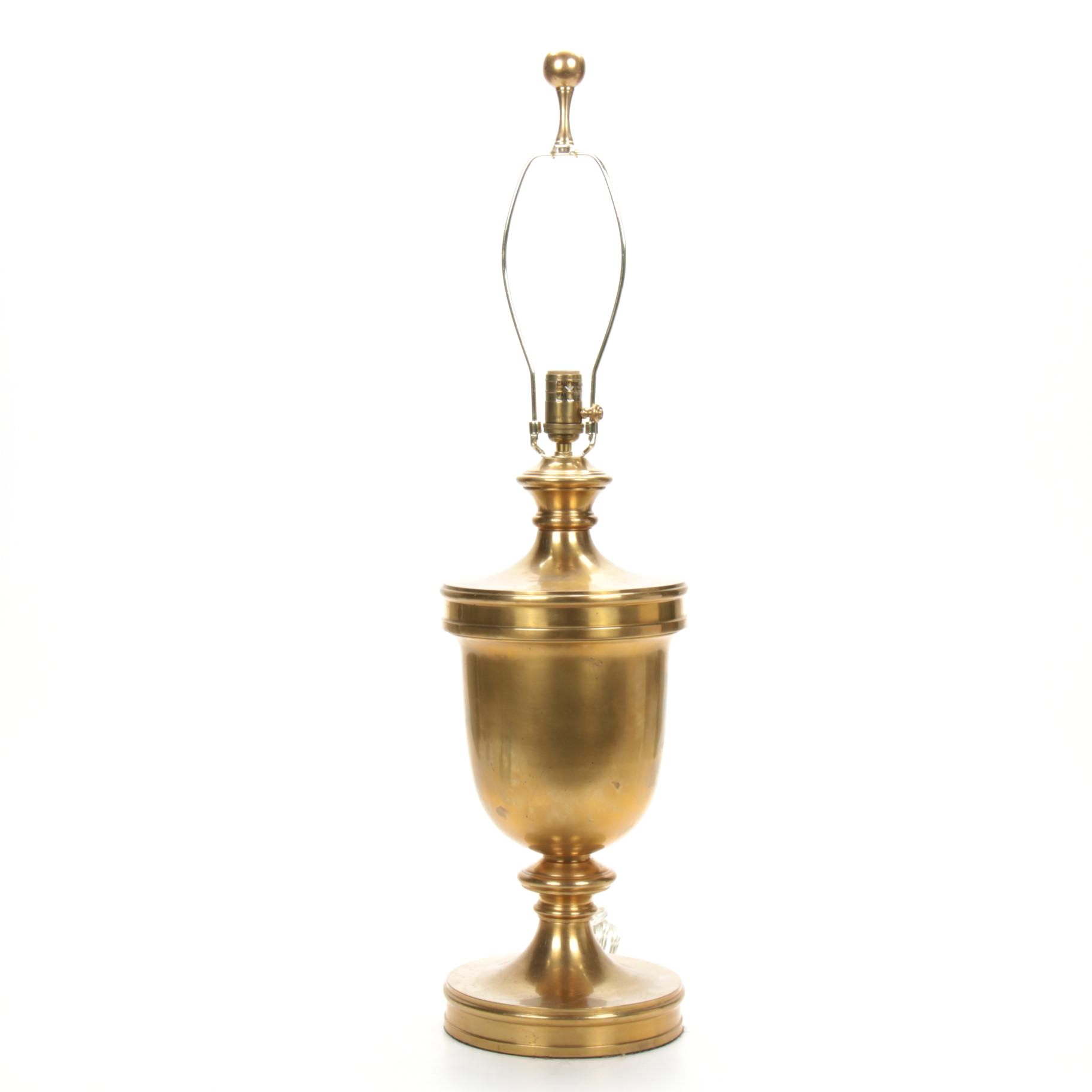 Visual Comfort & Co. Brass Trophy Base Table Lamp