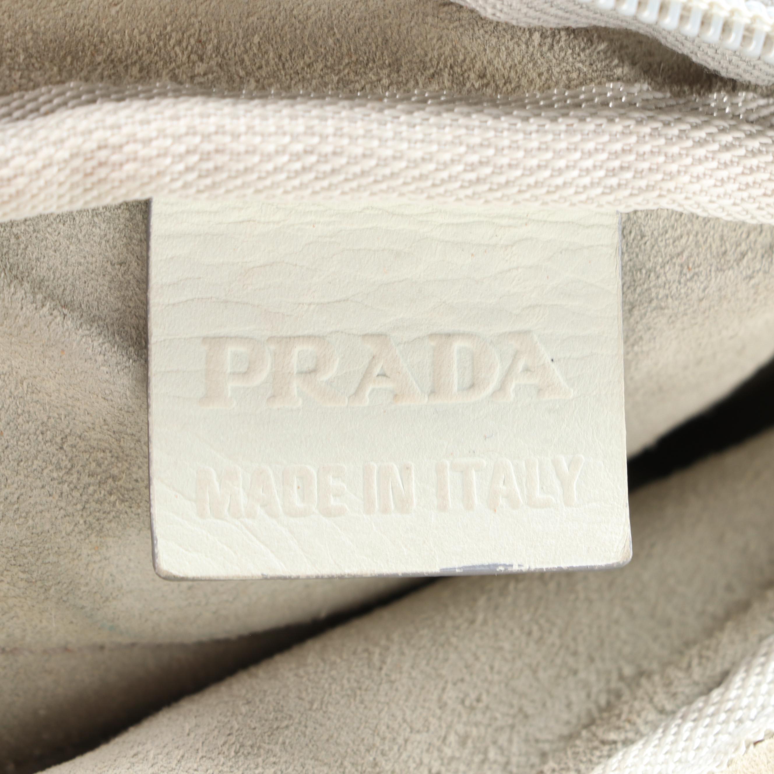 Prada Sport Orange/Gray Front Flap Shoulder Bag