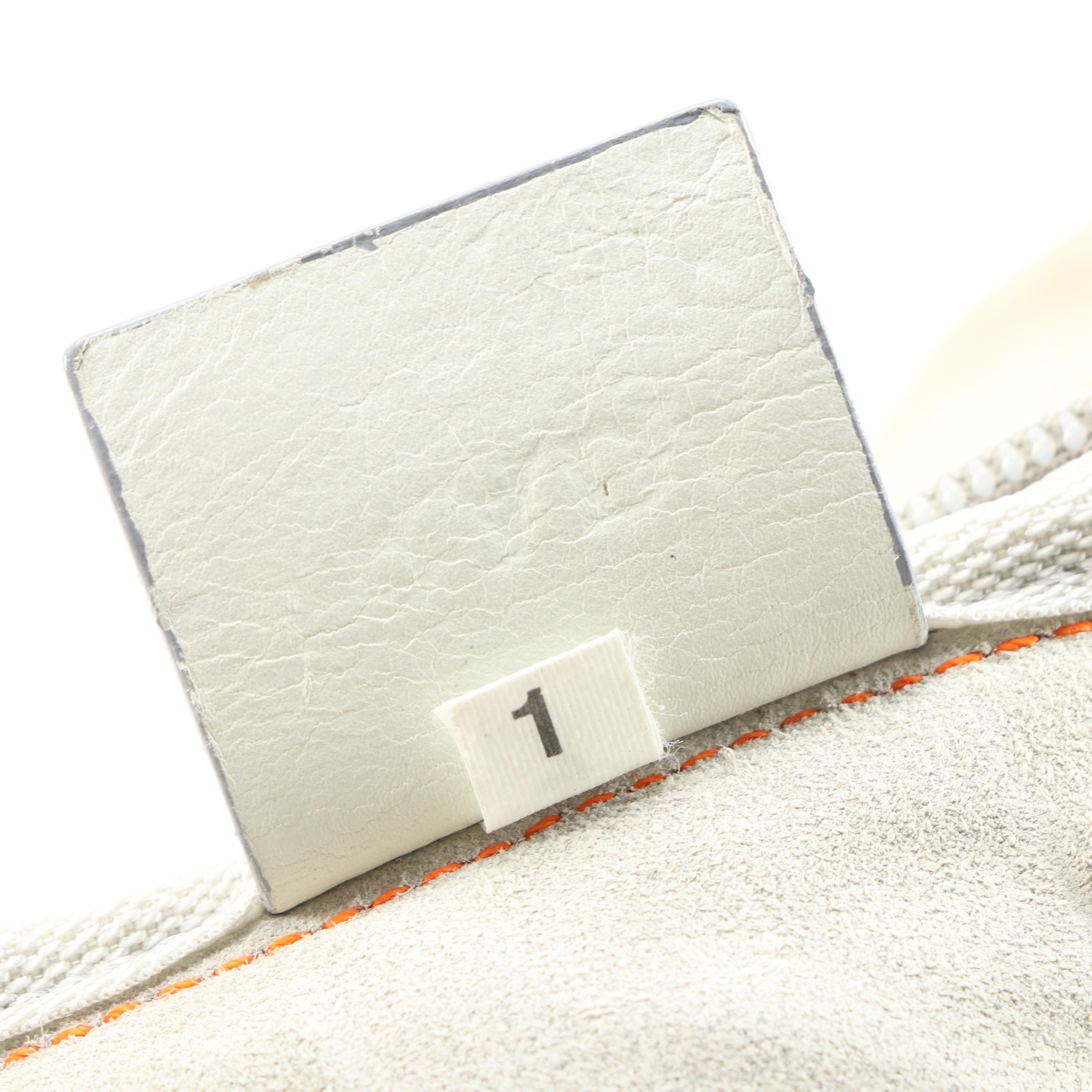 Prada Sport Orange/Gray Front Flap Shoulder Bag