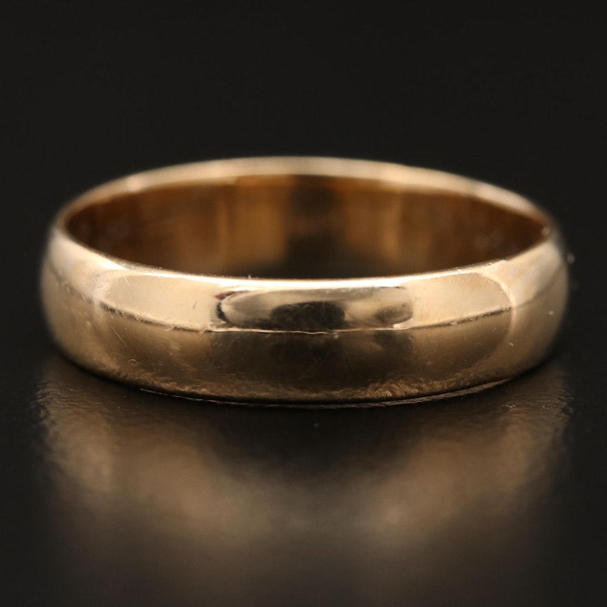 14K Gold Band