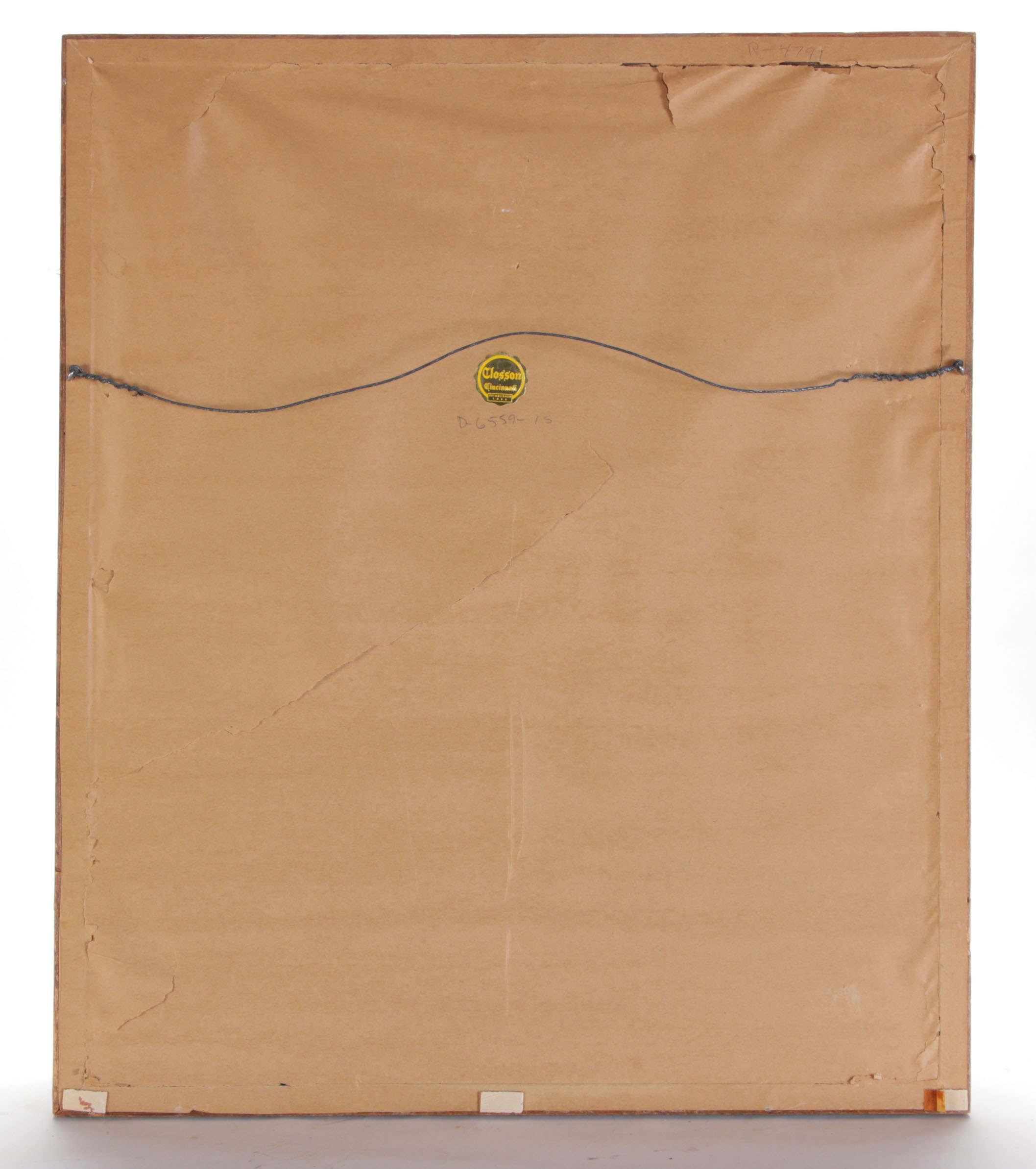 Henry Faulkner Folk Art Oil Painting "Reflections of Alice"