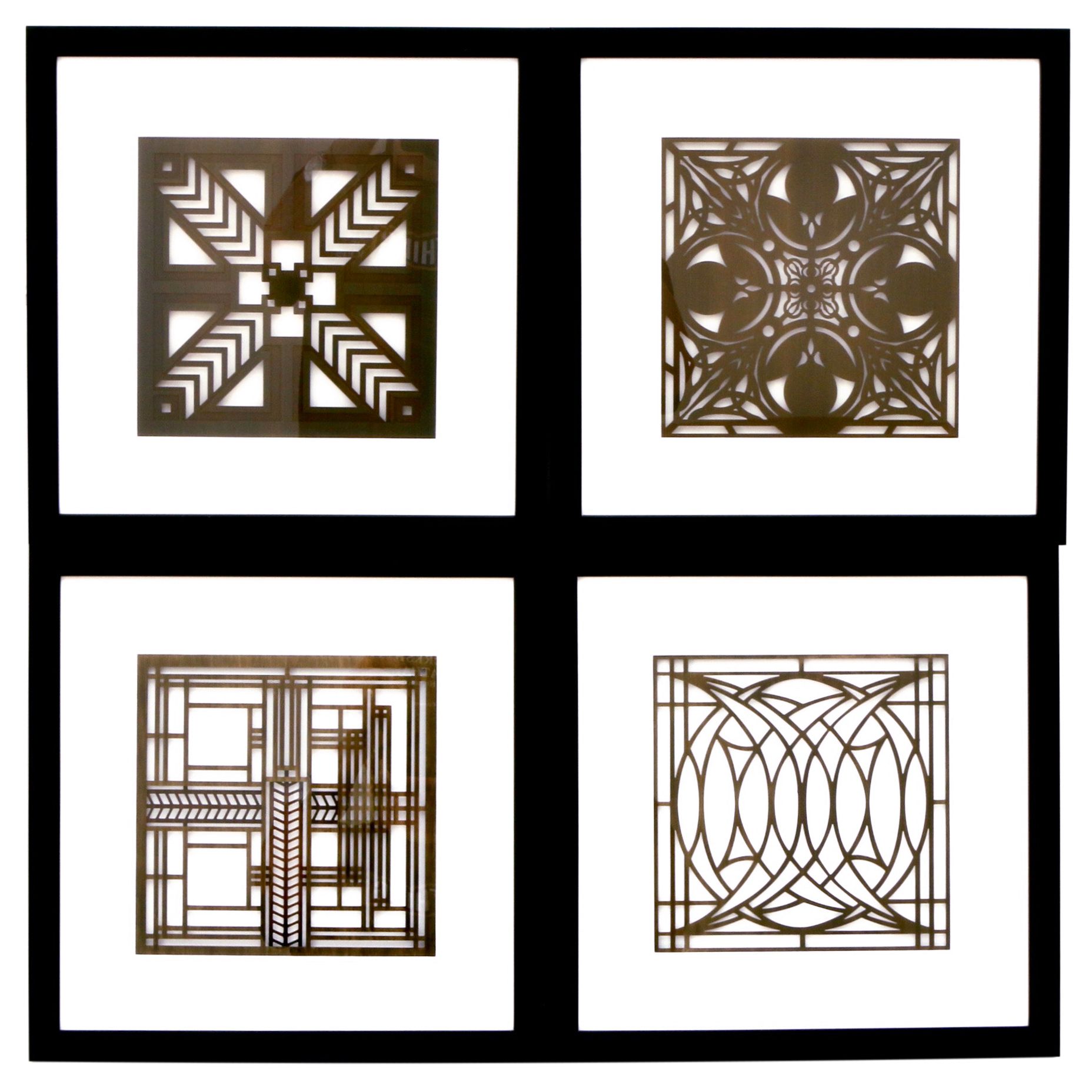 Frank Lloyd Wright Foundation Laser Cut Wooden Wall Panels