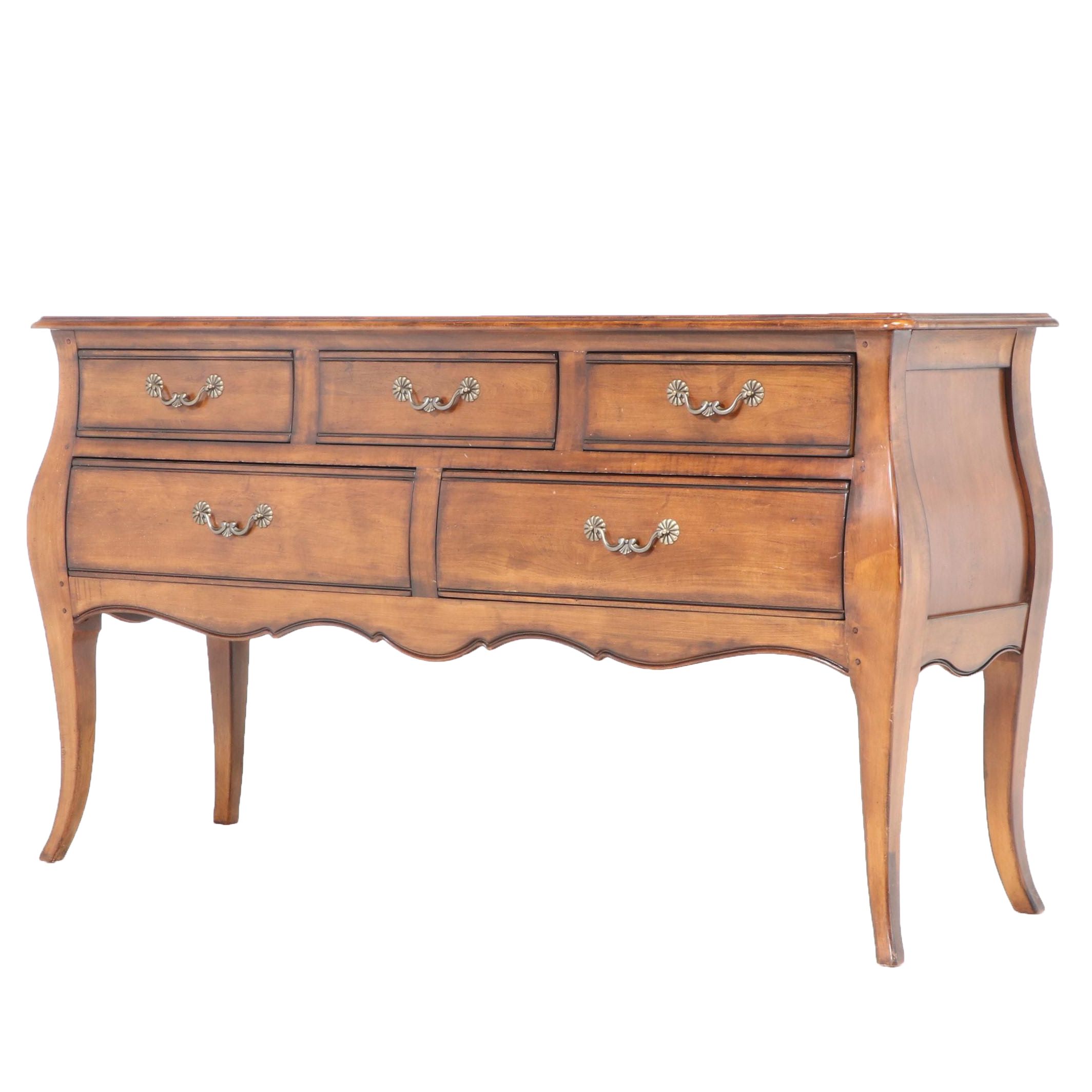 Drexel Heritage "Accents Français" Cherrywood Bombé Buffet