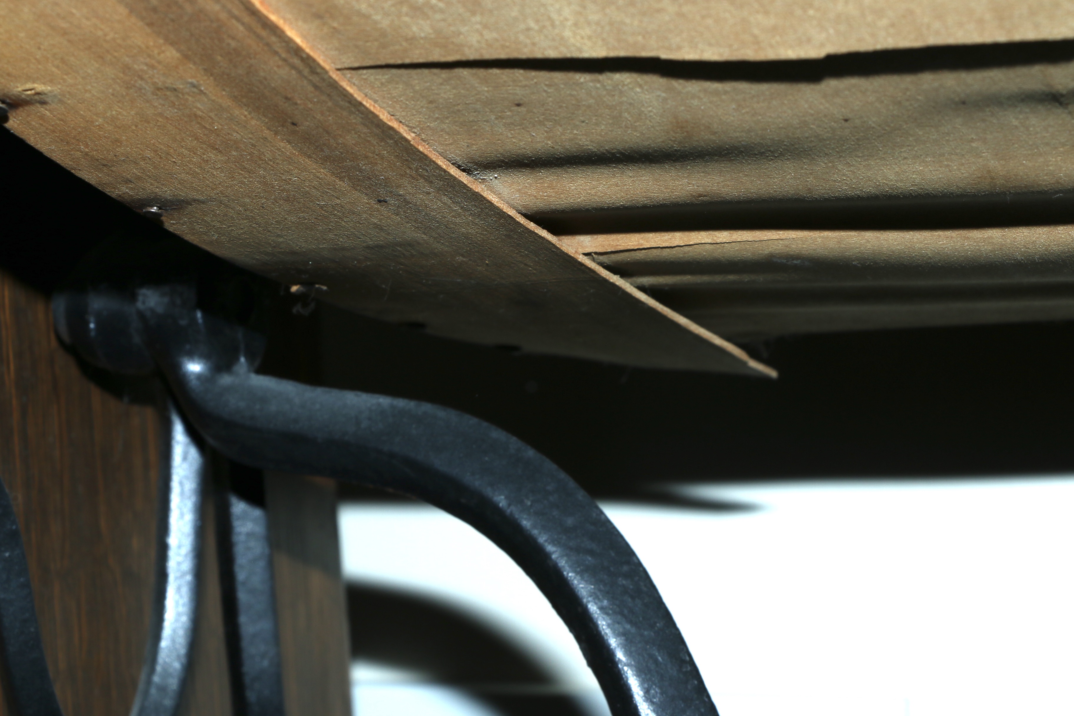 Singer Manufacturing Co. Sewing Machine in Oak Cabinet, Iron Treadle Base, 1919