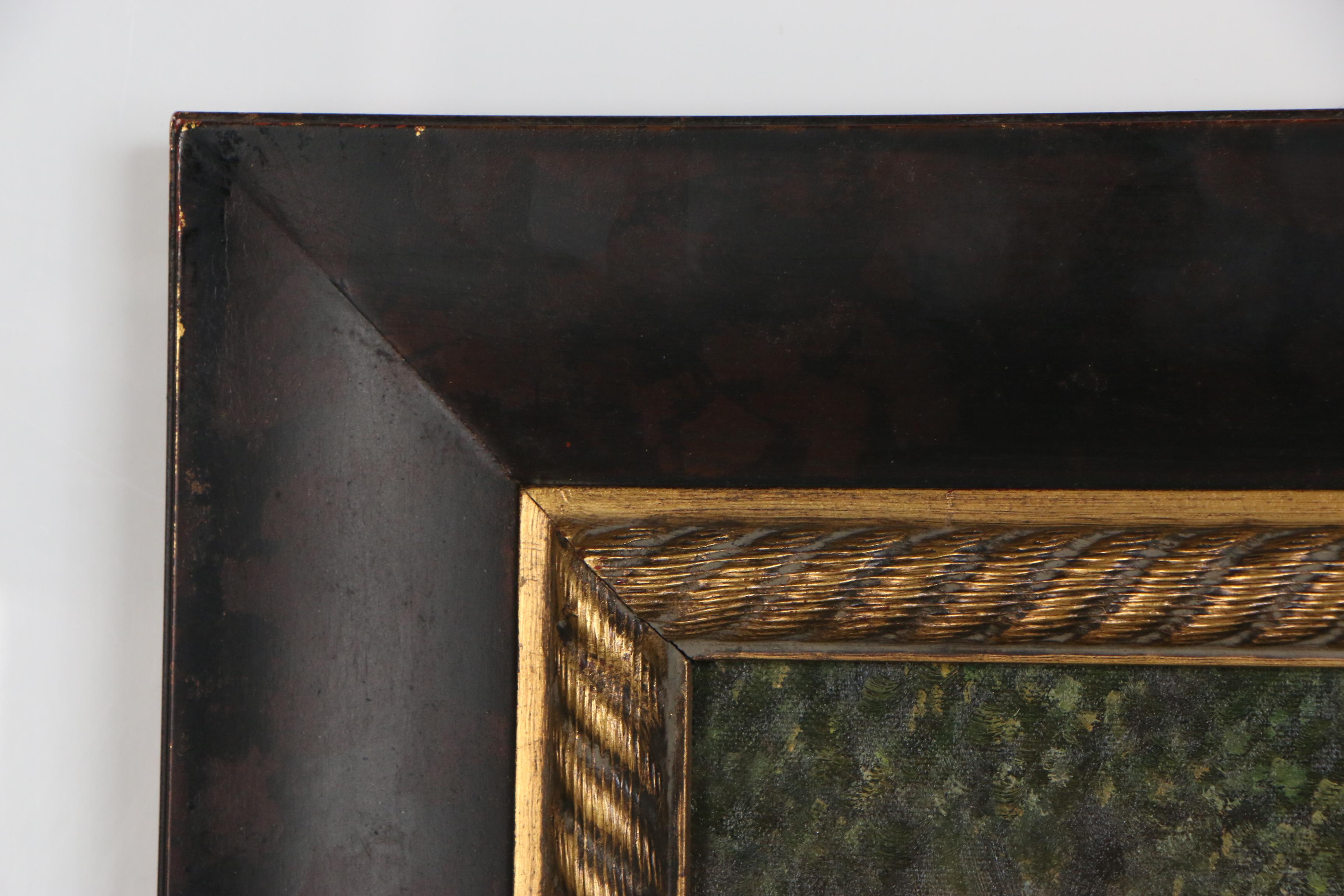 Landscape Oil Painting of Pastoral Scene with Sheep