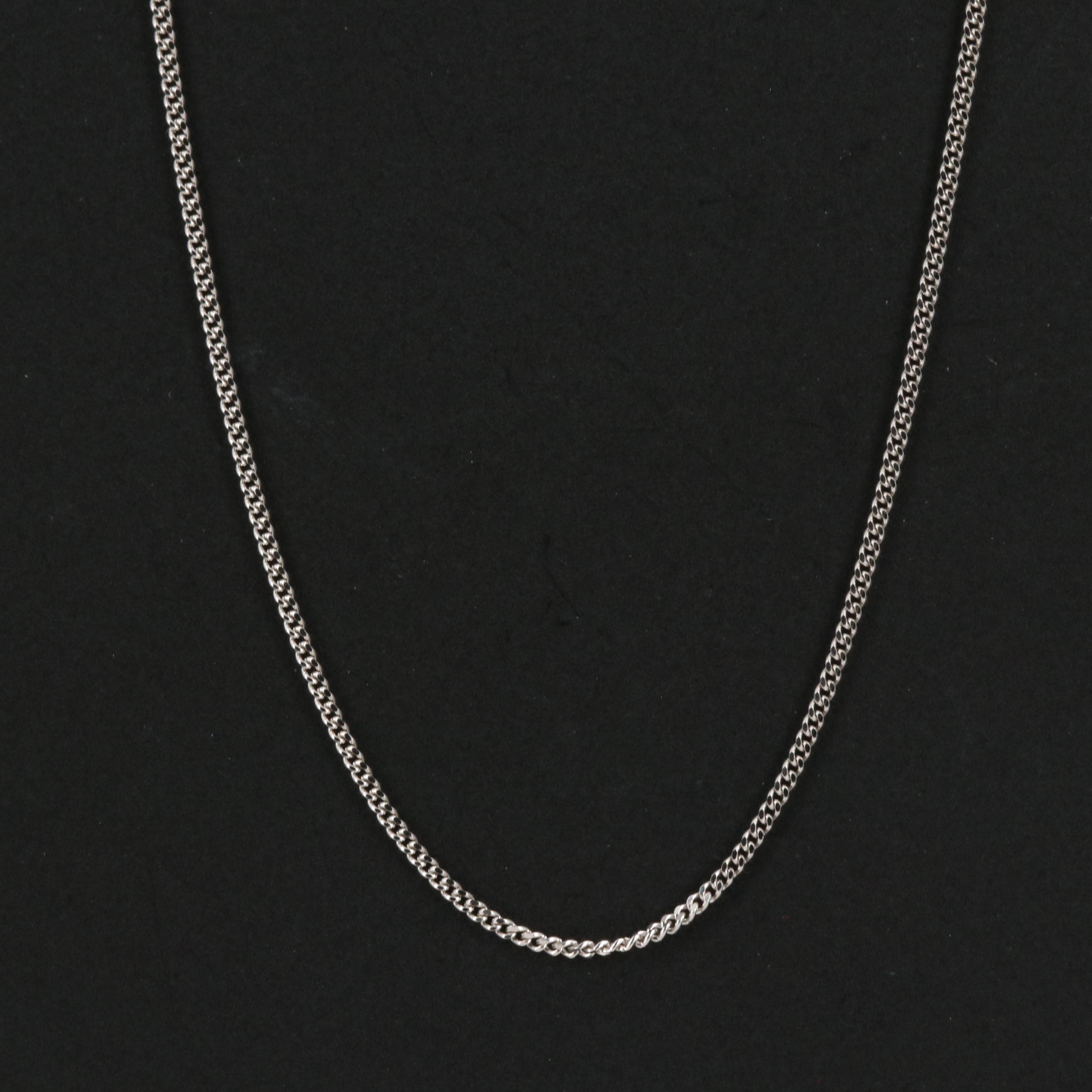 9K Curb Link Chain Necklace