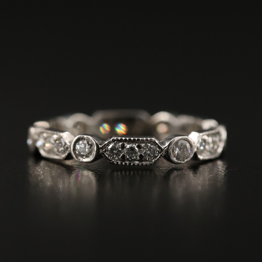 Platinum Diamond Eternity Band