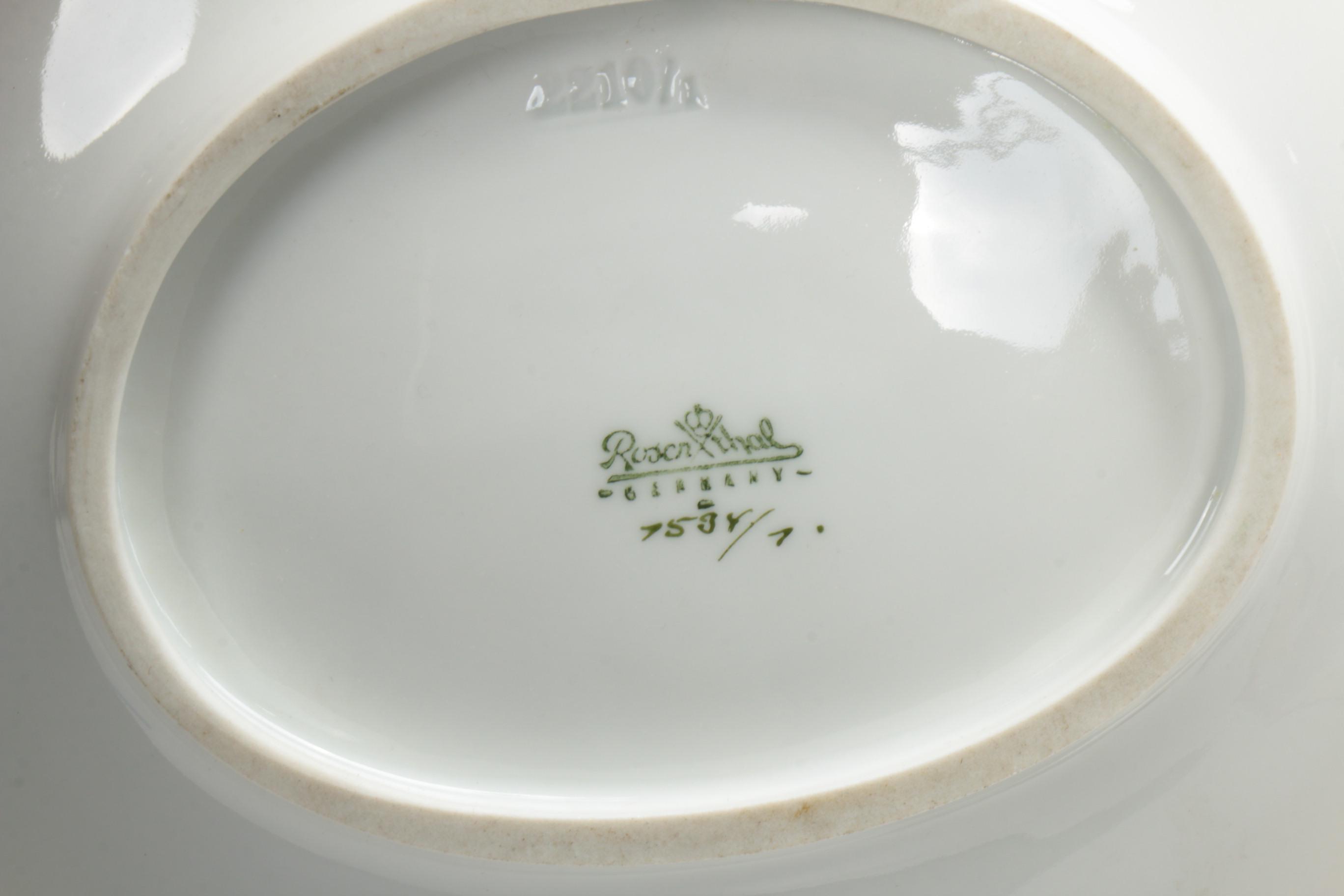 Raymond Peynet for Rosenthal "The Lovers" Pictorial Porcelain Plates and Vase