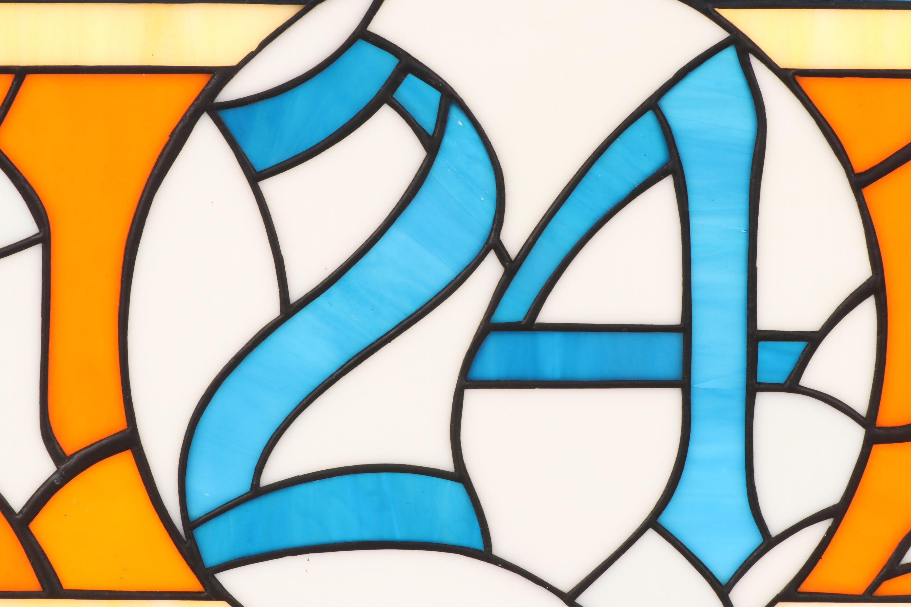 White Castle Stained Glass and Metal Signs, Late 20th Century