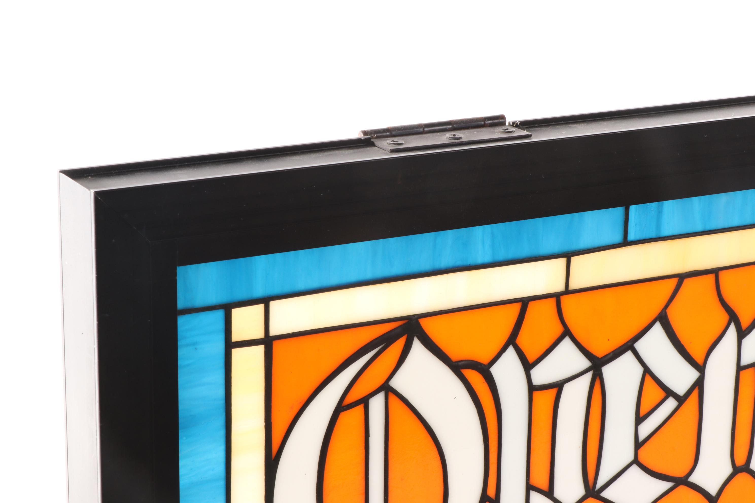 White Castle Stained Glass and Metal Signs, Late 20th Century