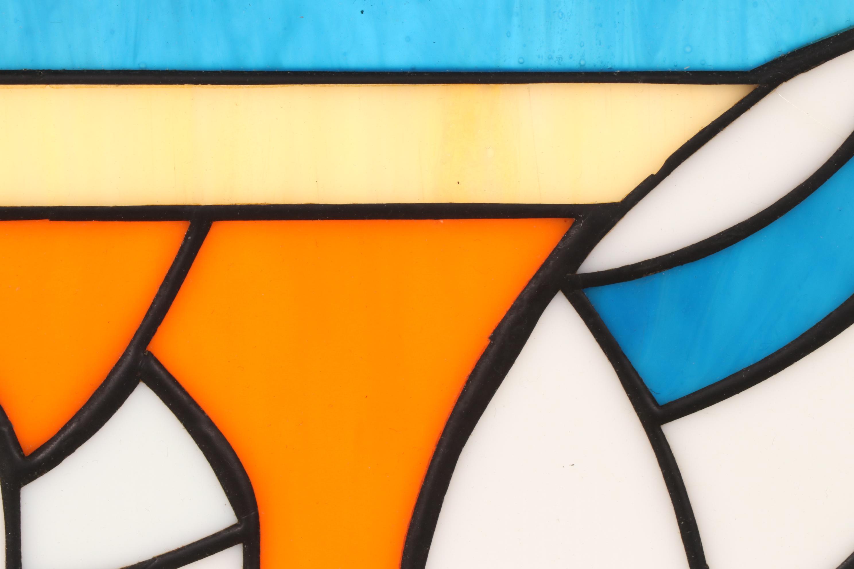 White Castle Stained Glass and Metal Signs, Late 20th Century