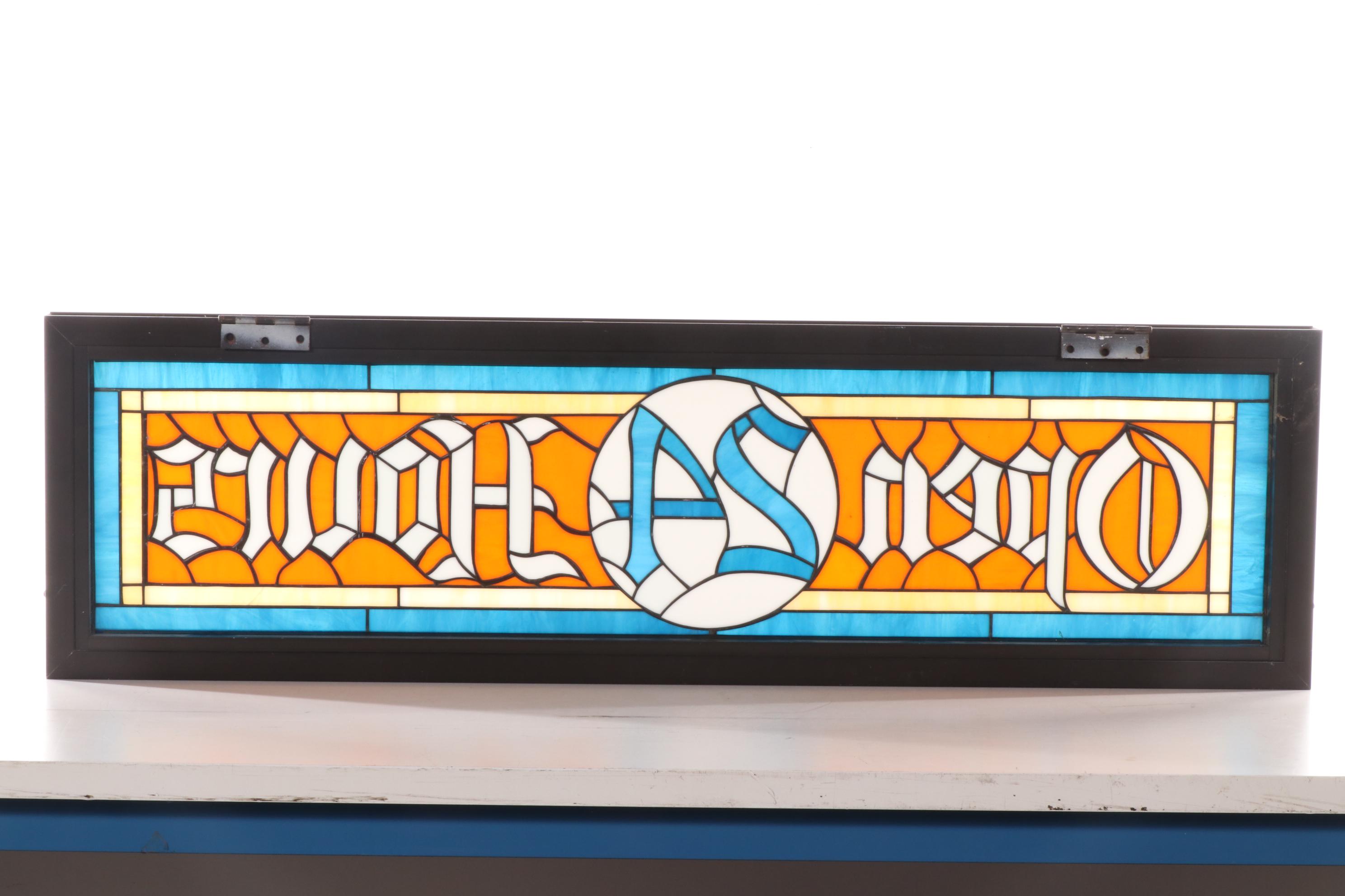 White Castle Stained Glass and Metal Signs, Late 20th Century