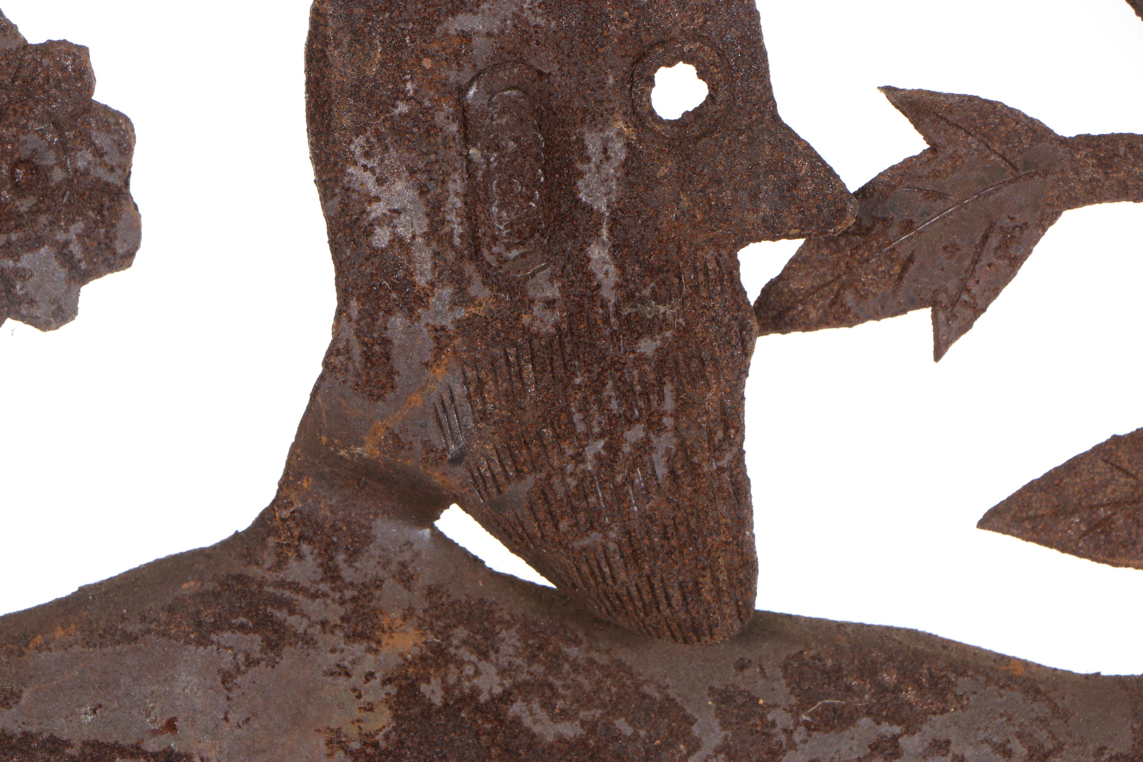 Gabriel Bien-Aime Haitian Metal Art Sculpture of a Man