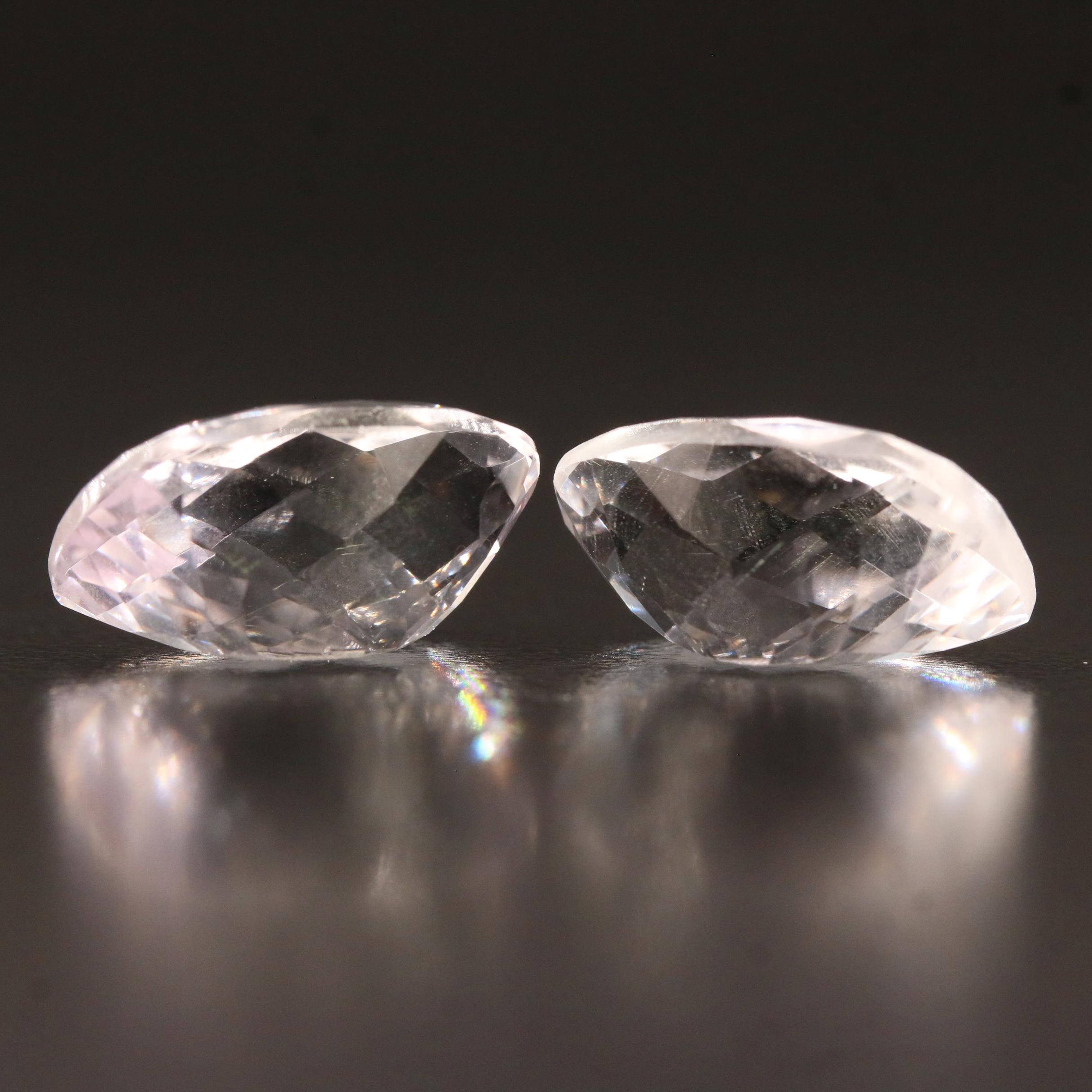Loose 18.94 CTW Quartz Cabochons