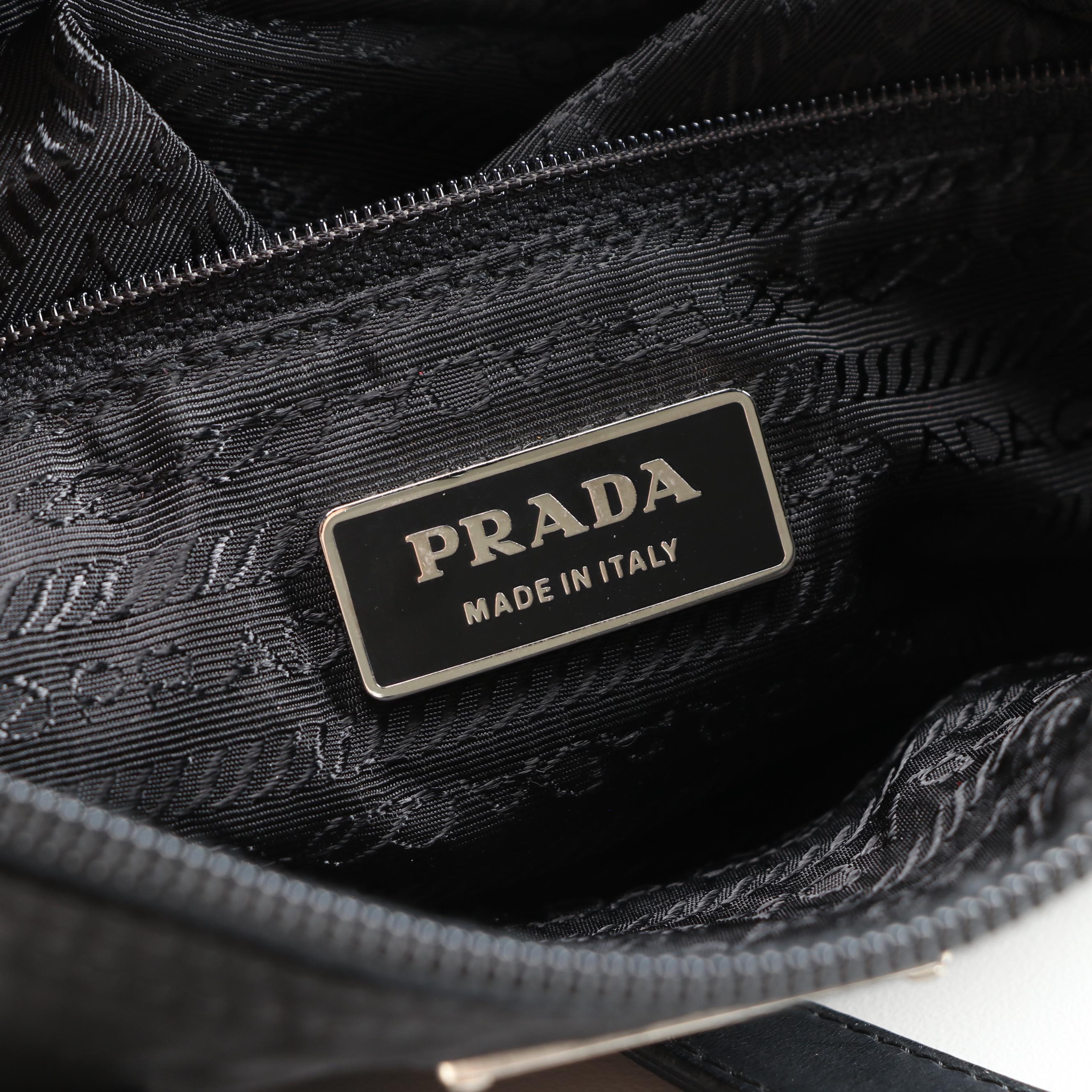 Prada Black Nylon Small Tote