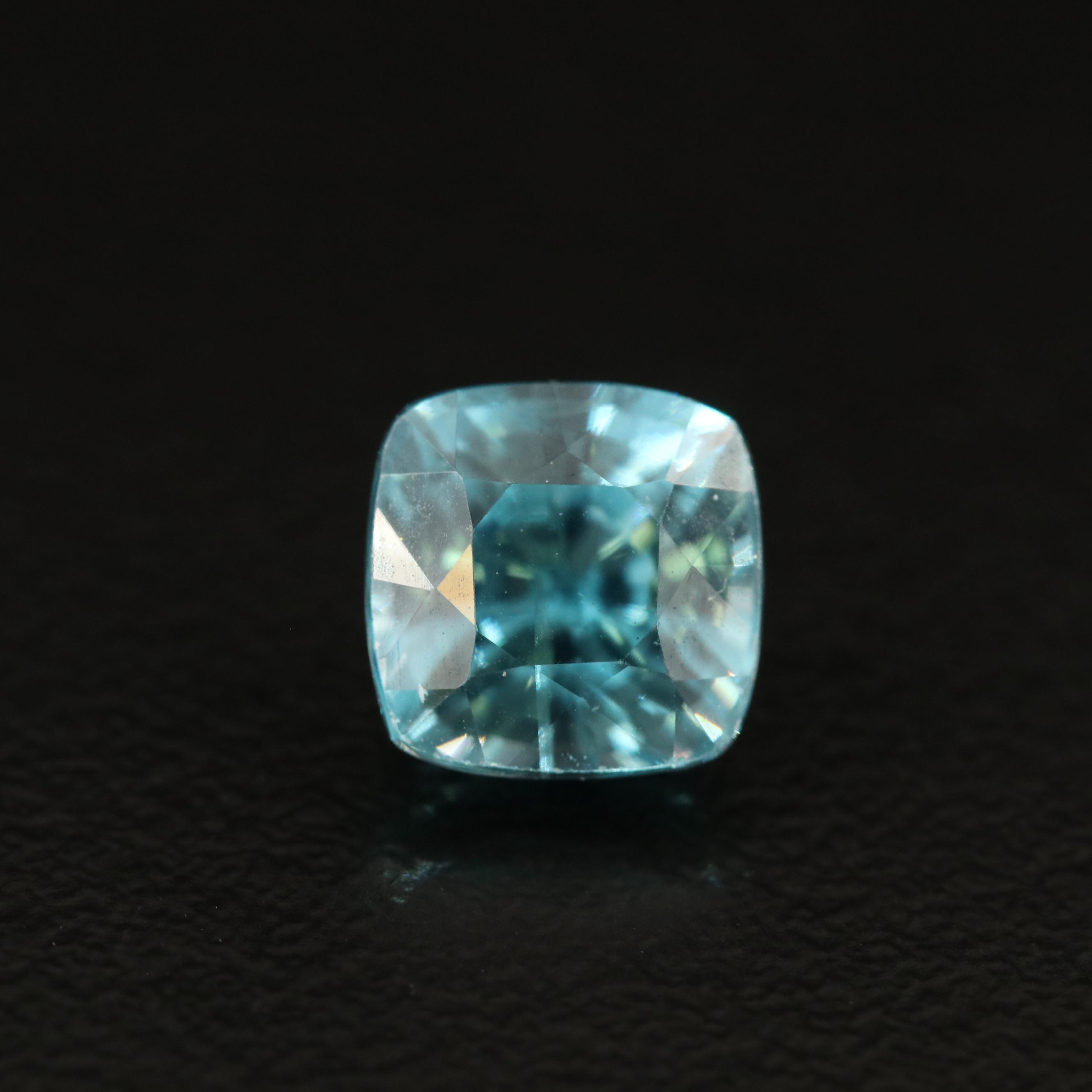 Loose 3.66 CT Square Cushion Cut Zircon