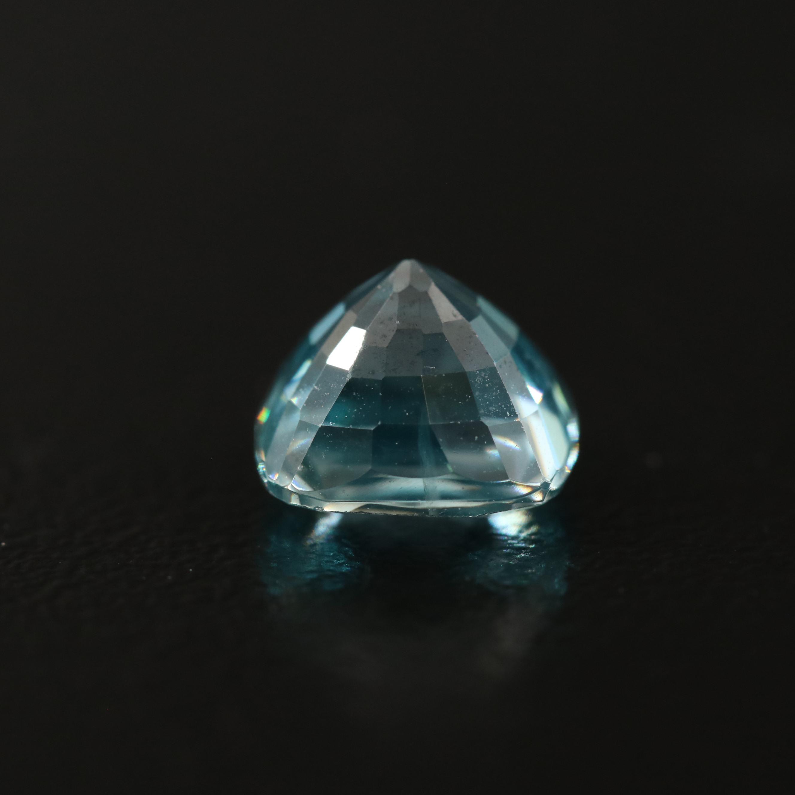 Loose 3.66 CT Square Cushion Cut Zircon