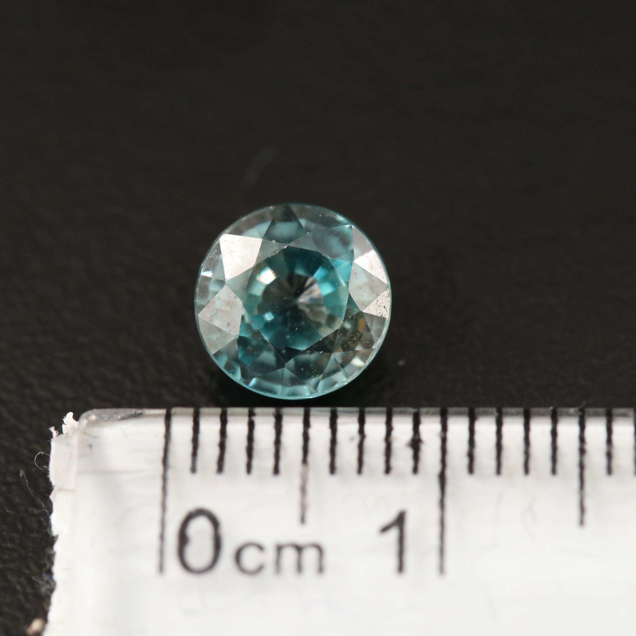 Loose 2.64 CT Round Faceted Zircon