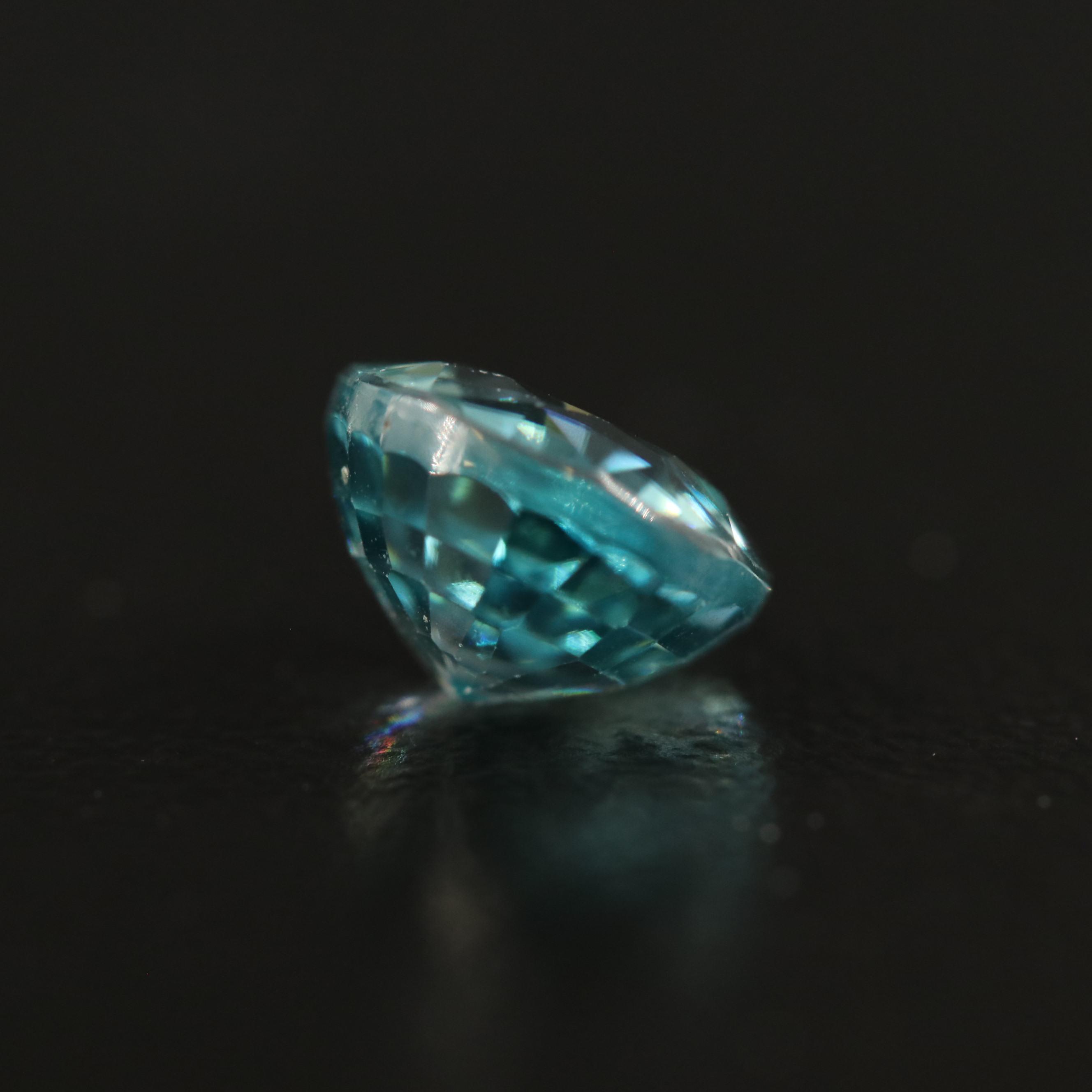 Loose 2.64 CT Round Faceted Zircon
