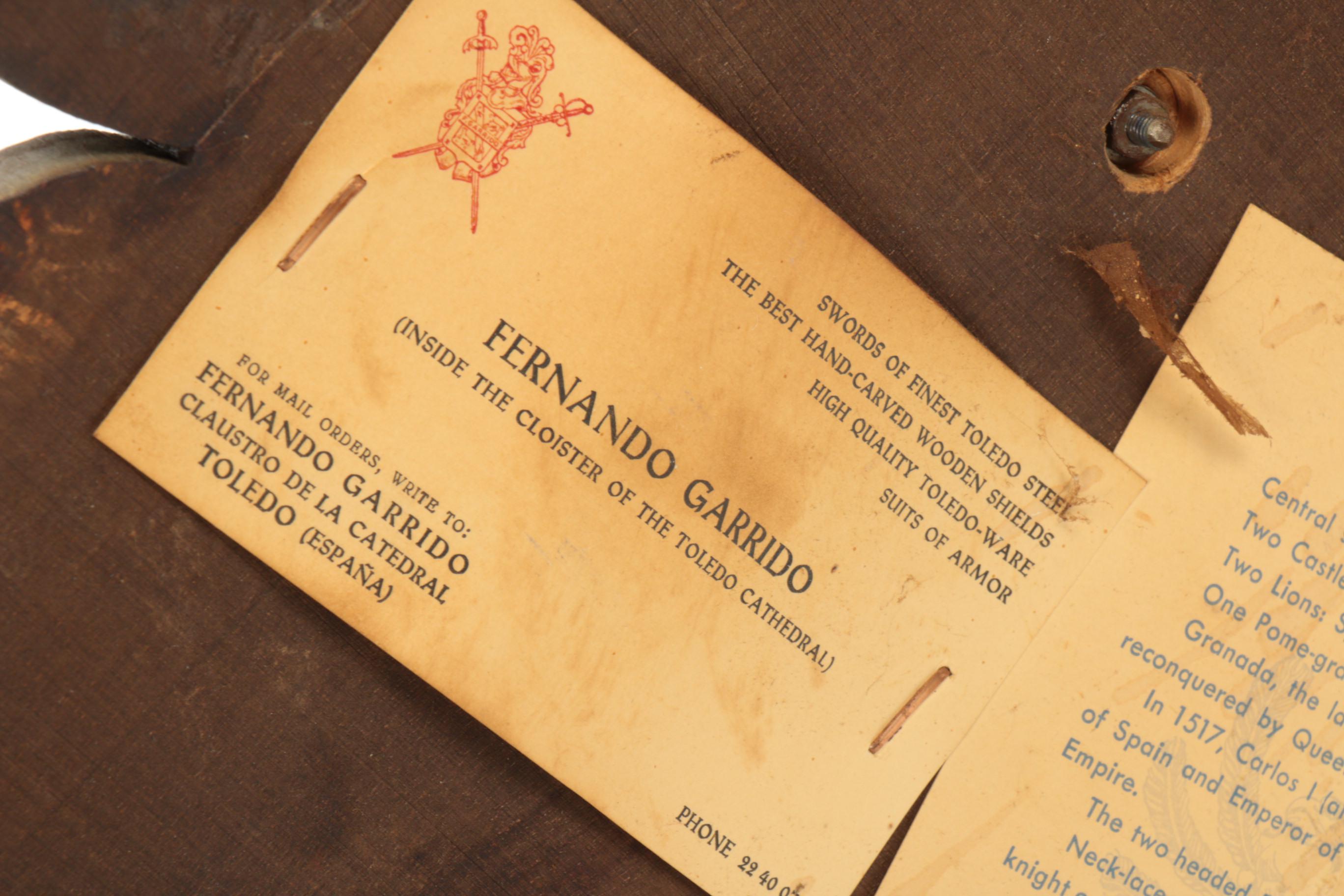 Coat of Arms of Toledo, Spain Wood Wall Plaque with Swords