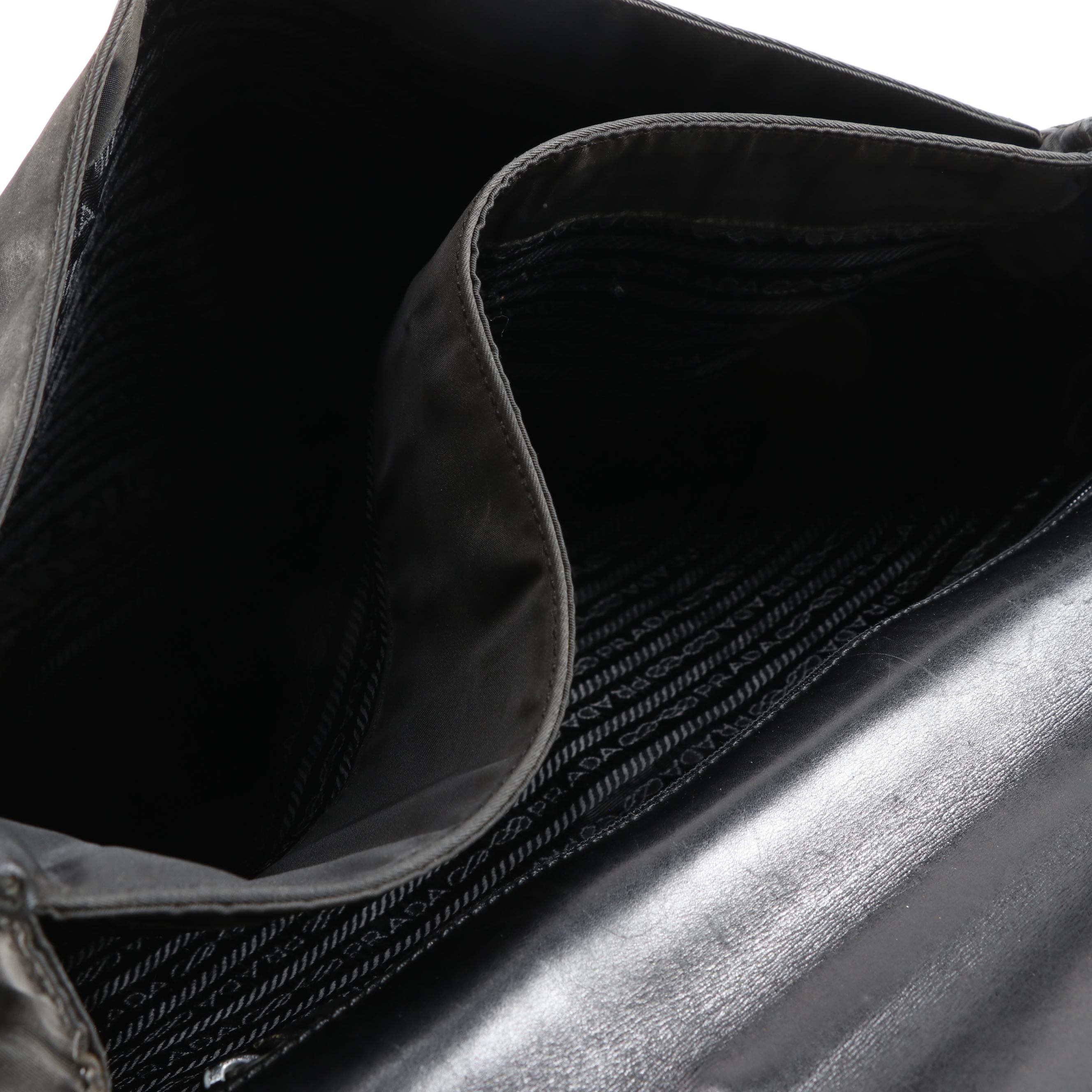 Prada Nappa Leather and Nylon Briefcase