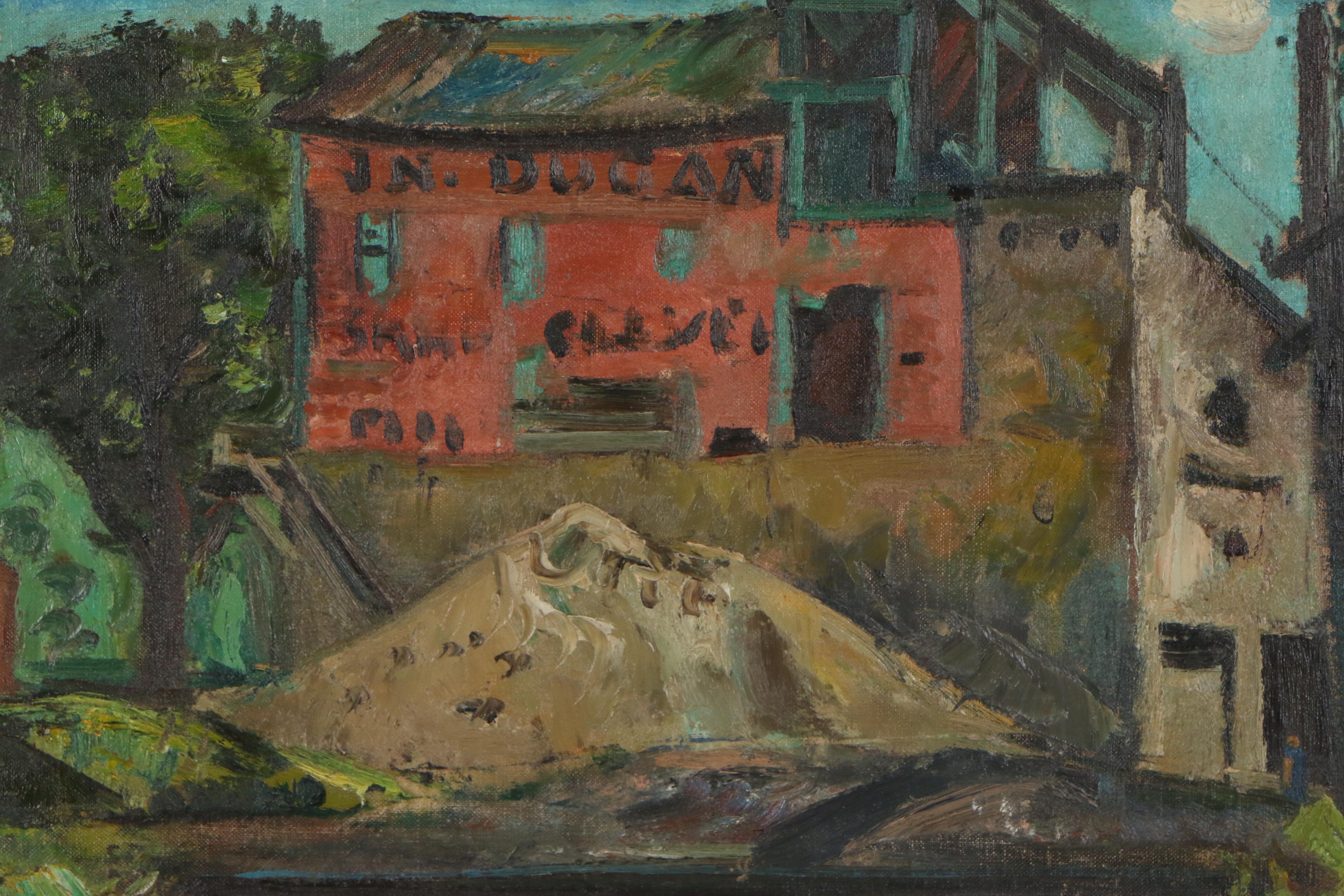 John Ellsworth Weis Oil Painting "The Dugan Building"