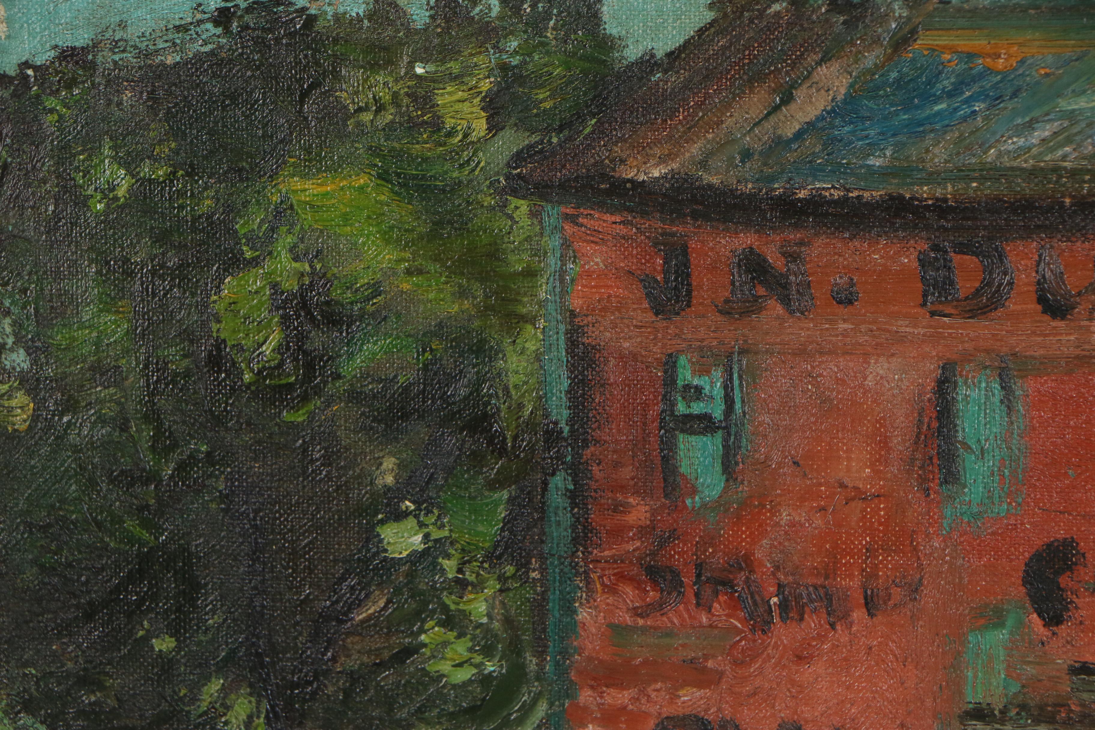 John Ellsworth Weis Oil Painting "The Dugan Building"