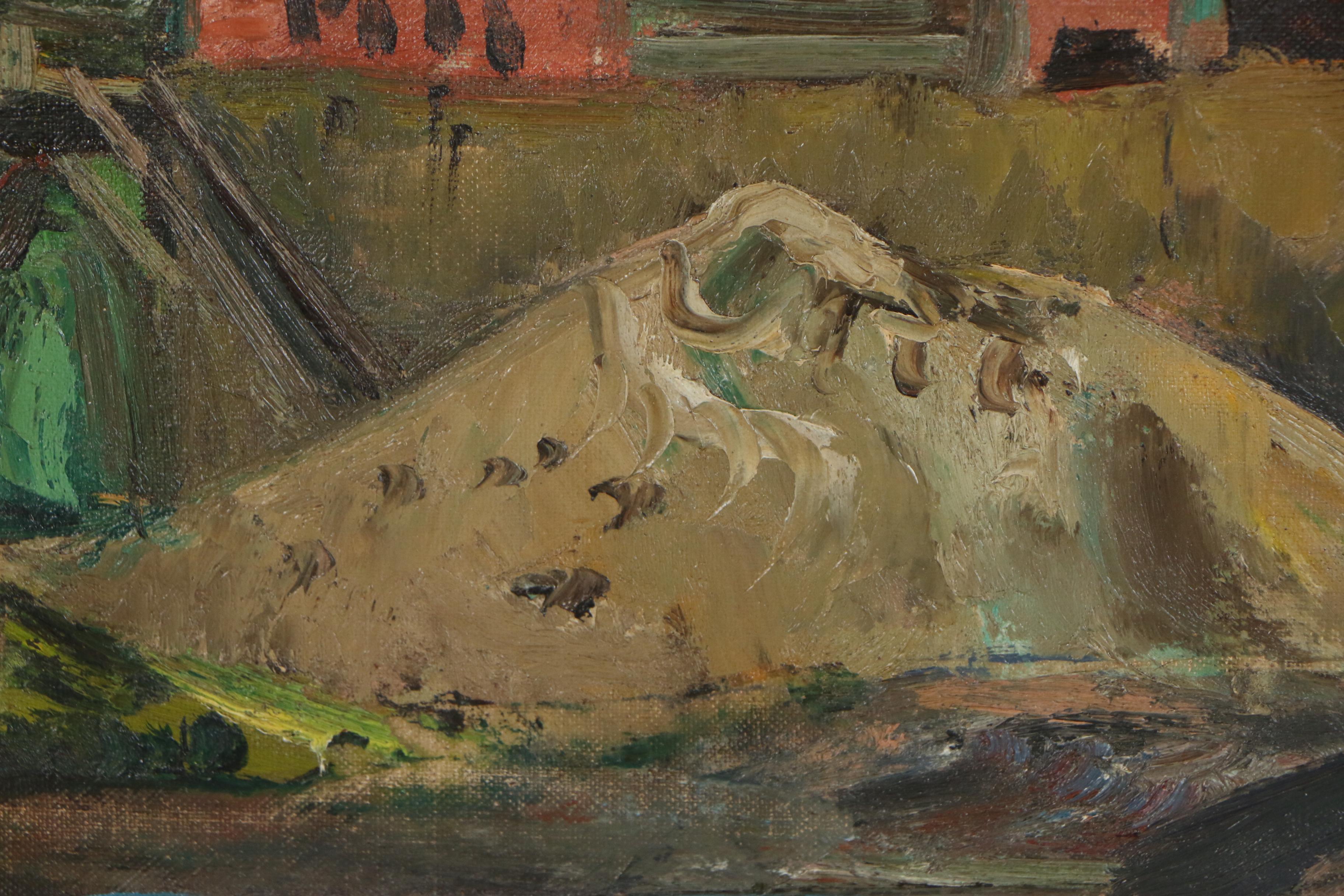 John Ellsworth Weis Oil Painting "The Dugan Building"