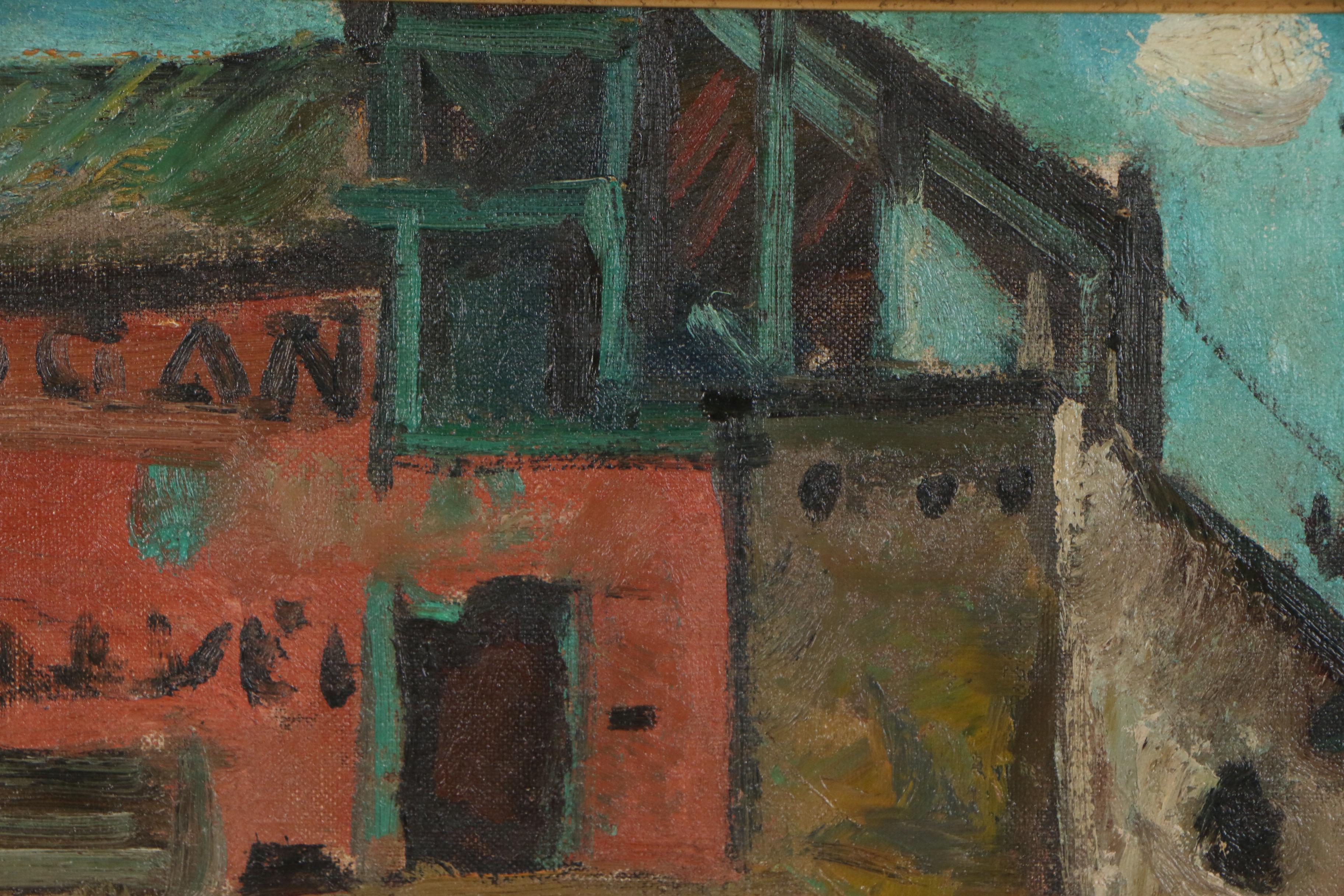 John Ellsworth Weis Oil Painting "The Dugan Building"