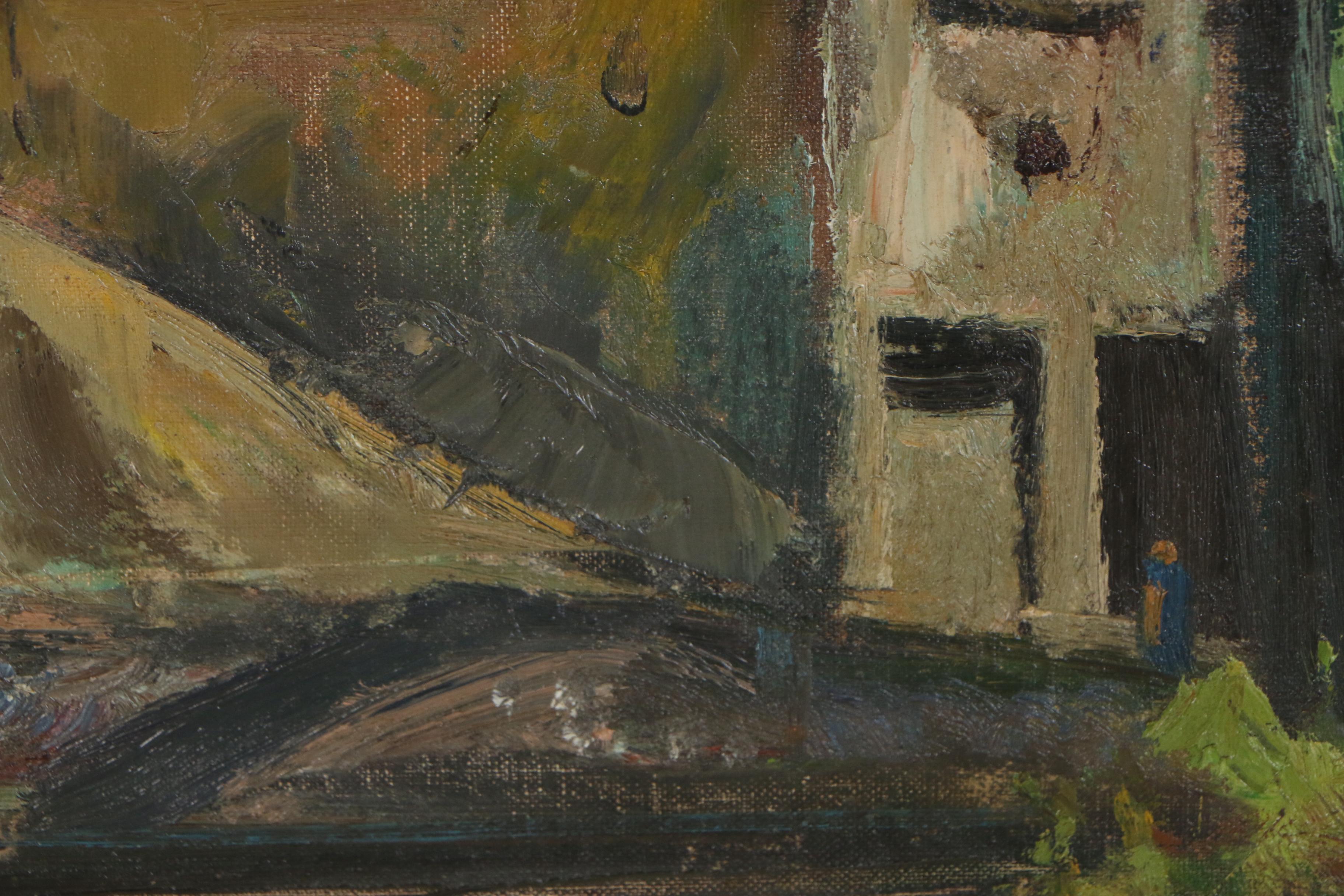 John Ellsworth Weis Oil Painting "The Dugan Building"