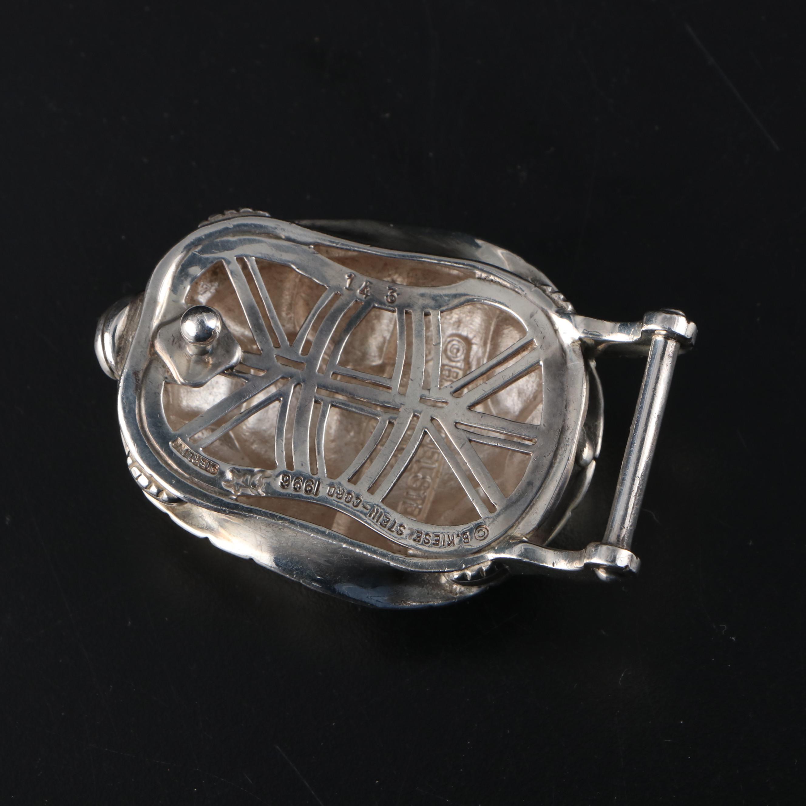 Barry Kieselstein-Cord Sterling Turtle Belt Buckle