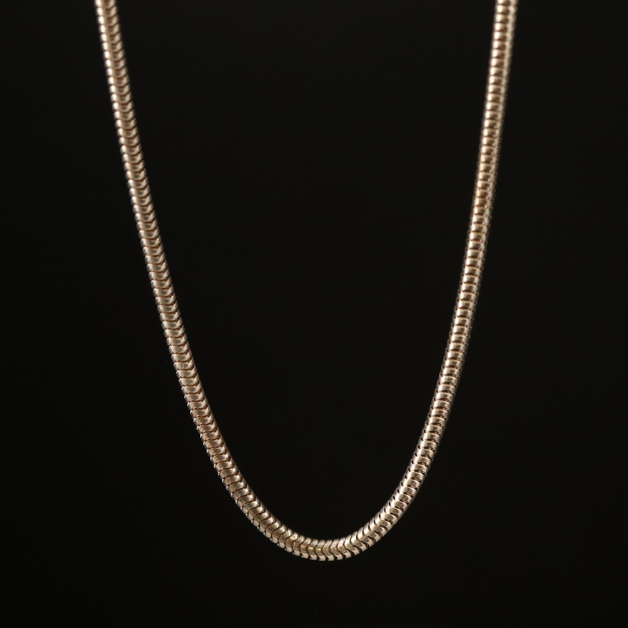 Sterling Snake Chain Necklace