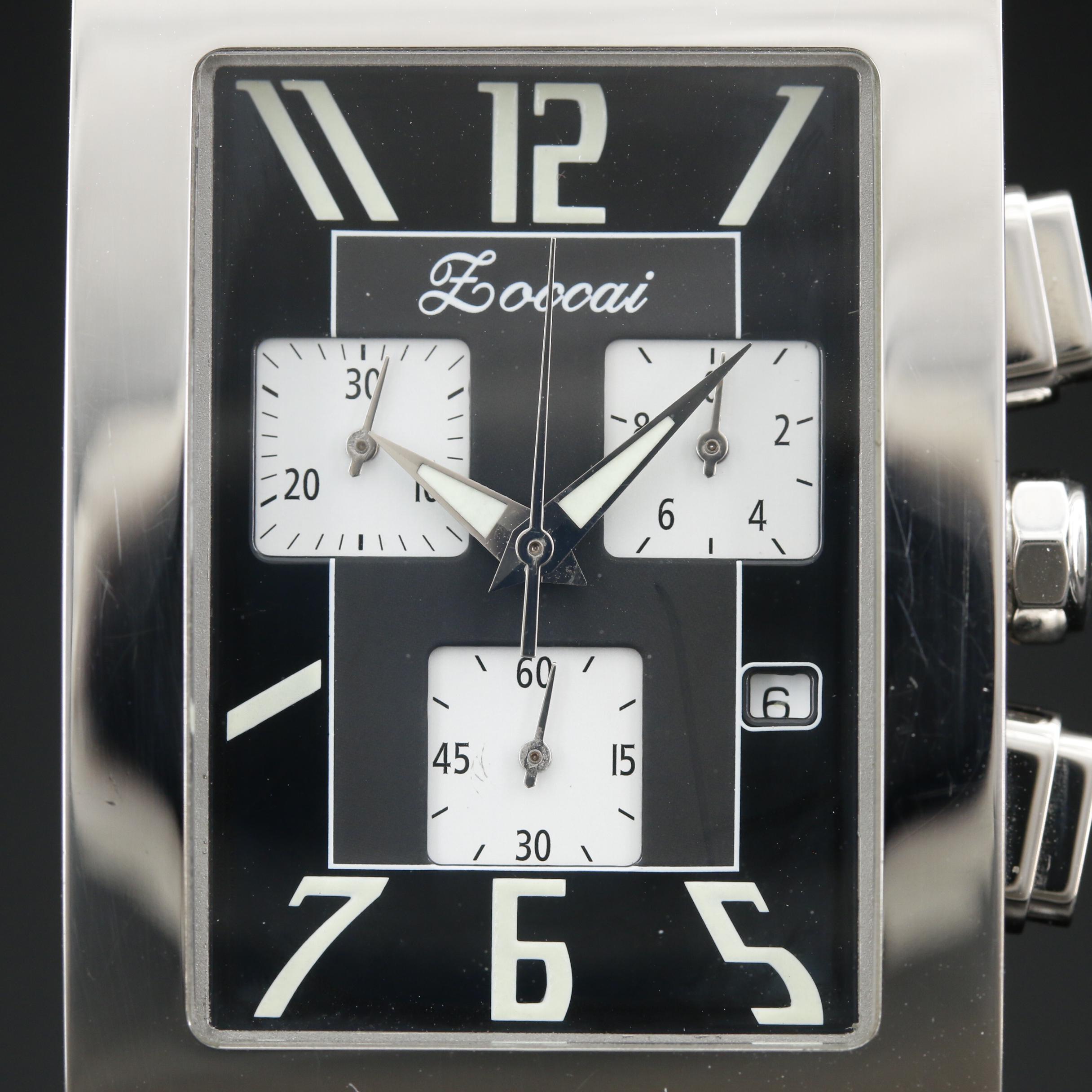 Zoccai Chronograph Stainless Steel Quartz Watch