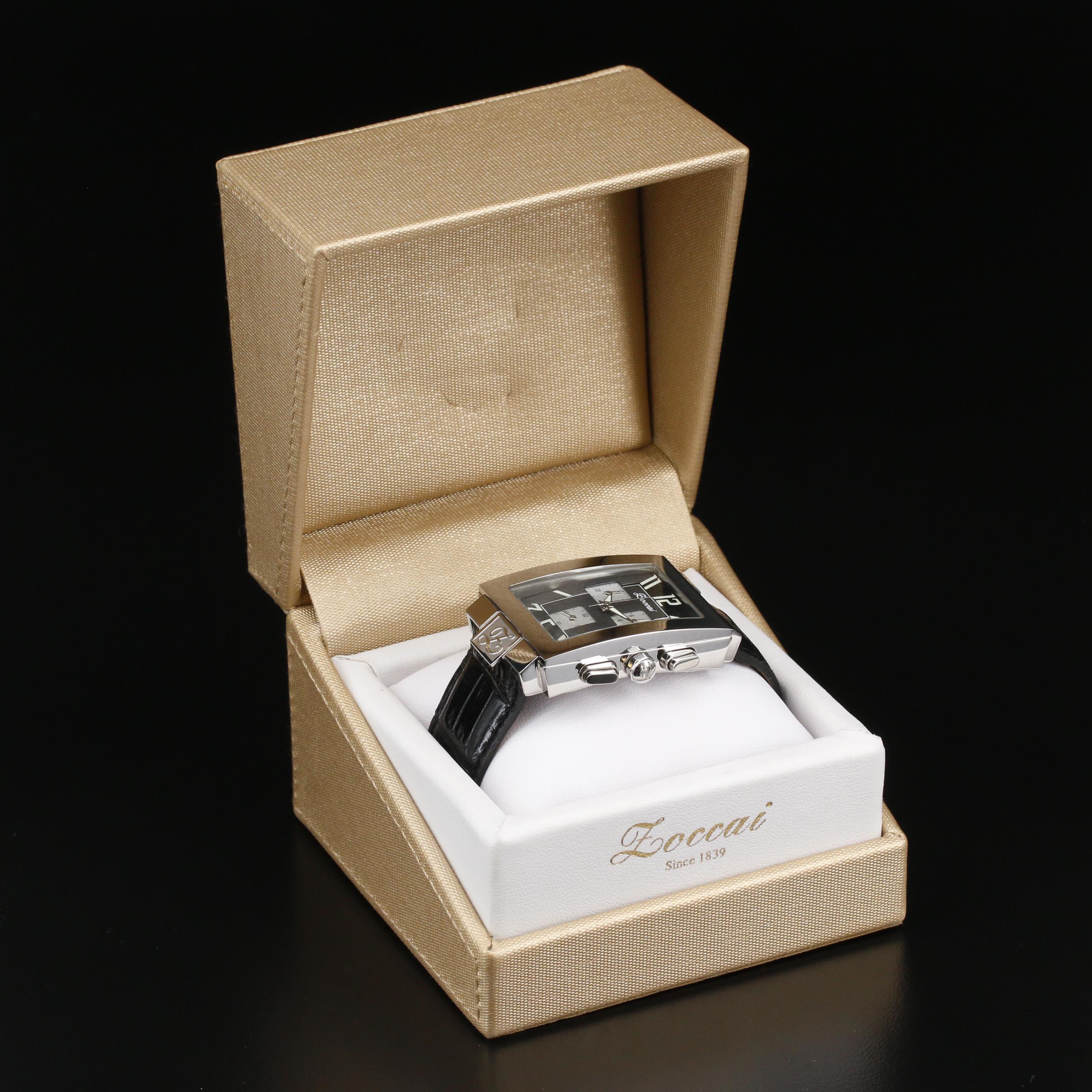 Zoccai Chronograph Stainless Steel Quartz Watch