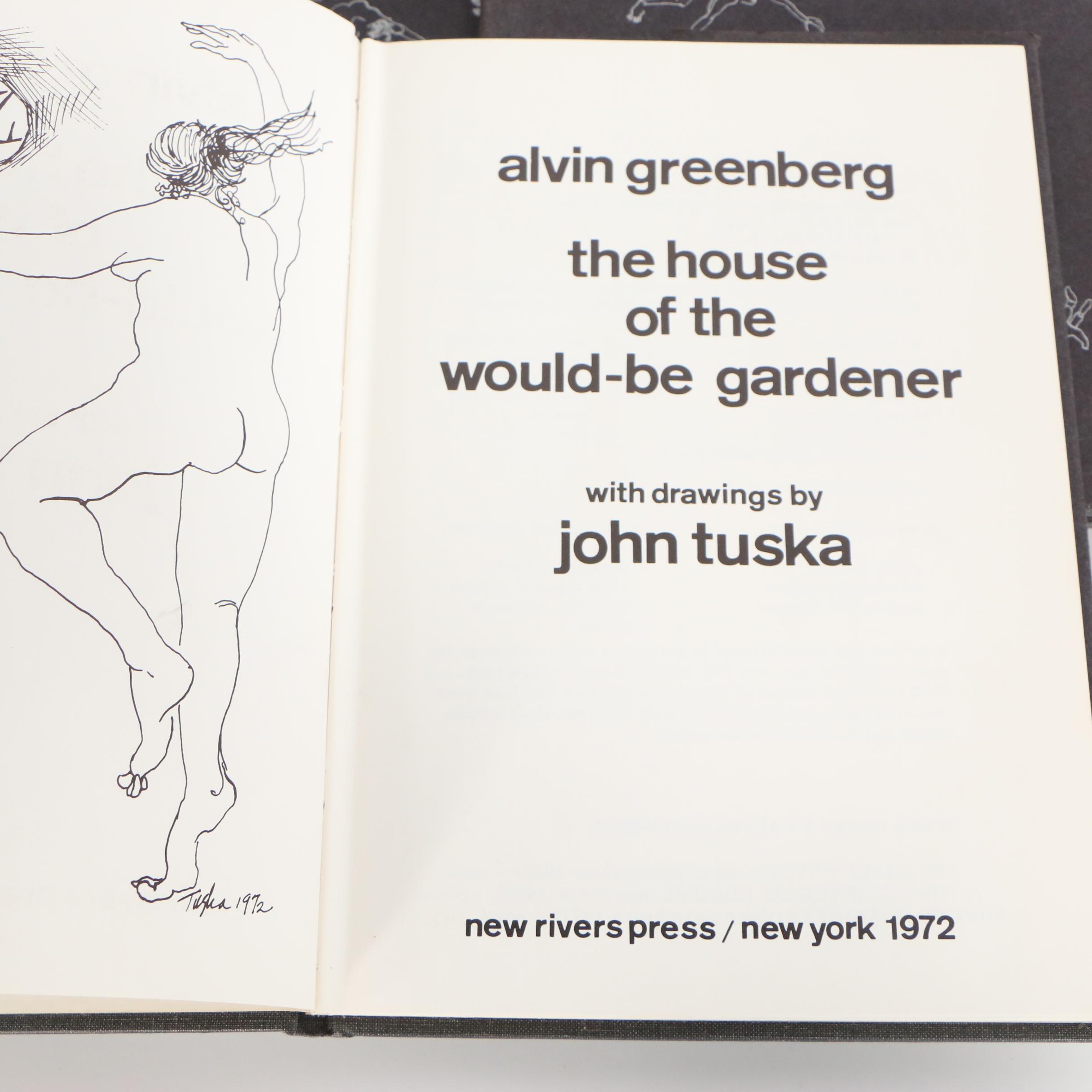 John Tuska Ink Drawings for "The House of the Would-Be Gardner"