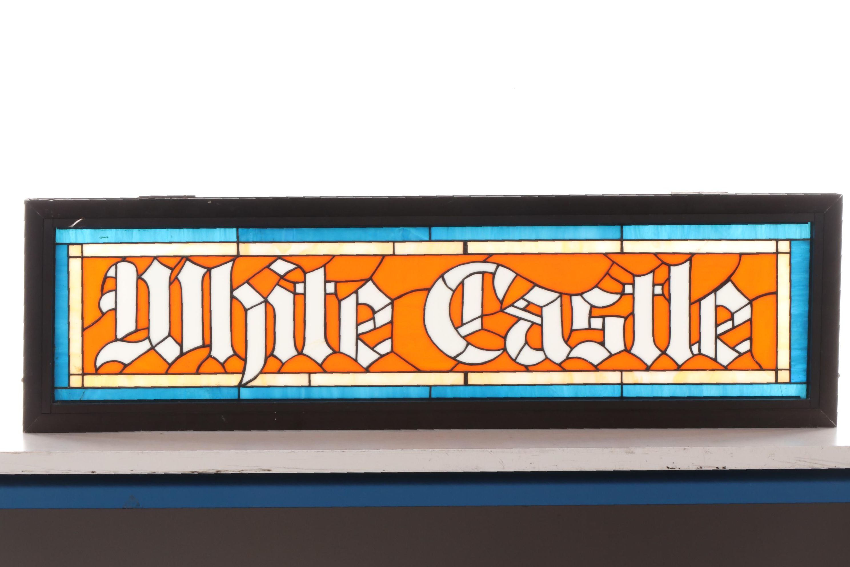 White Castle Stained Glass and Metal Signs, Late 20th Century