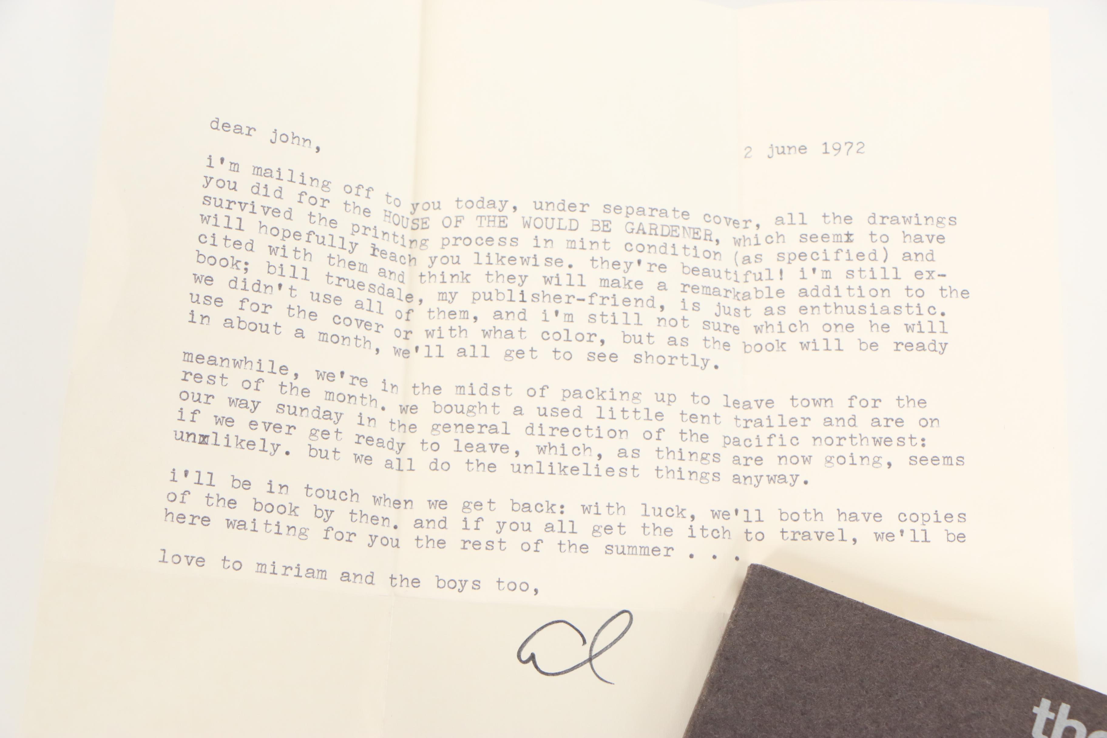 John Tuska Ink Drawings for "The House of the Would-Be Gardner"