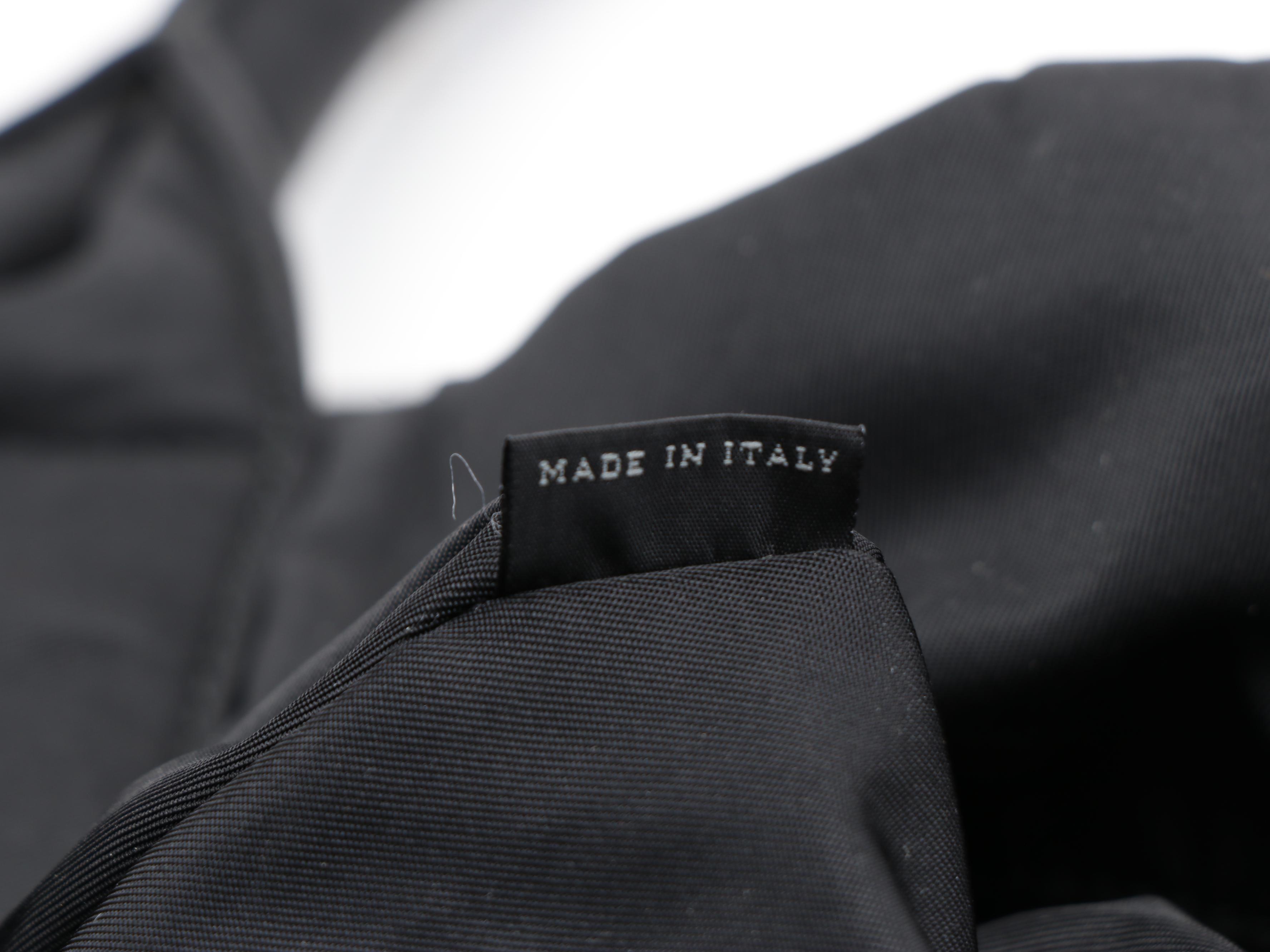 Prada Reversible Tote Bag in Brown Camouflage Print and Black Nylon