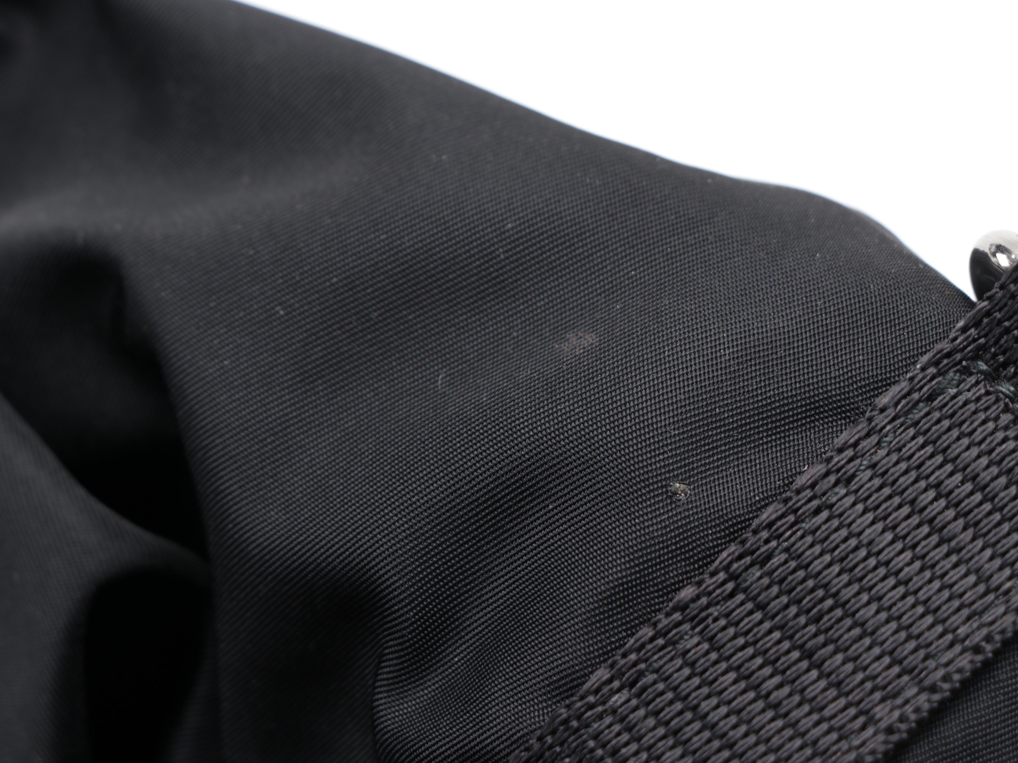 Prada Reversible Tote Bag in Brown Camouflage Print and Black Nylon