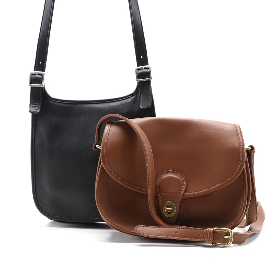 Coach Smooth Leather Shoulder Bags