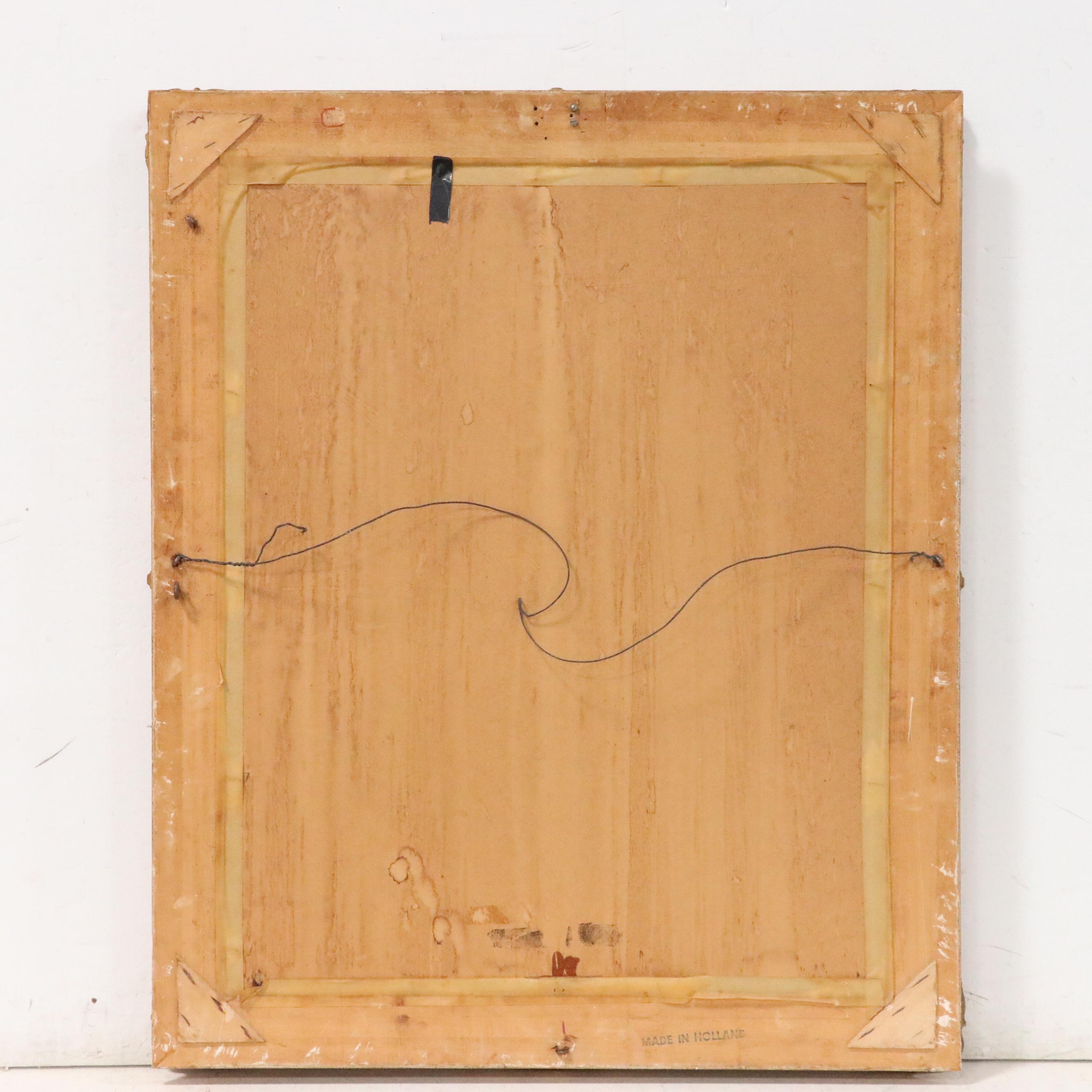 After Friedrich August von Kaulbach Oil Painting "Lovers in the Garden"