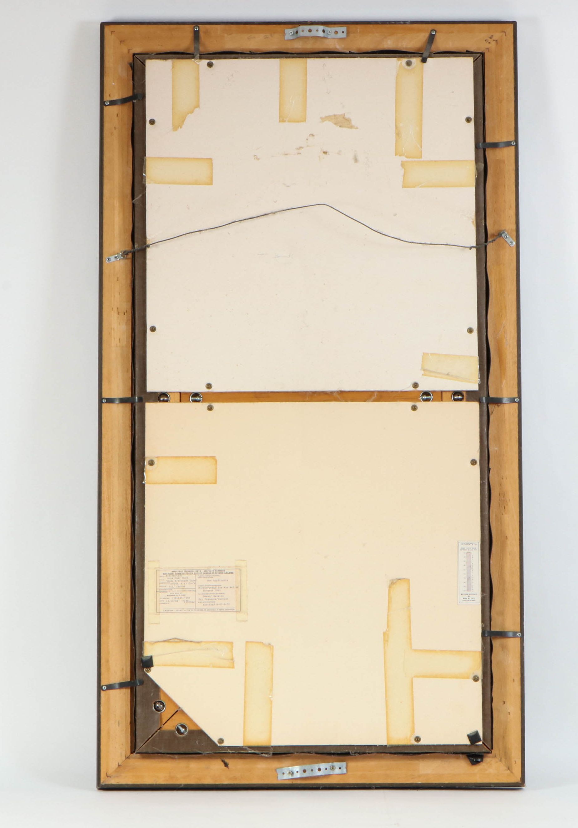 Richard B. Coe Oil Painting "Nude with Brocade Cape", Mid-20th Century