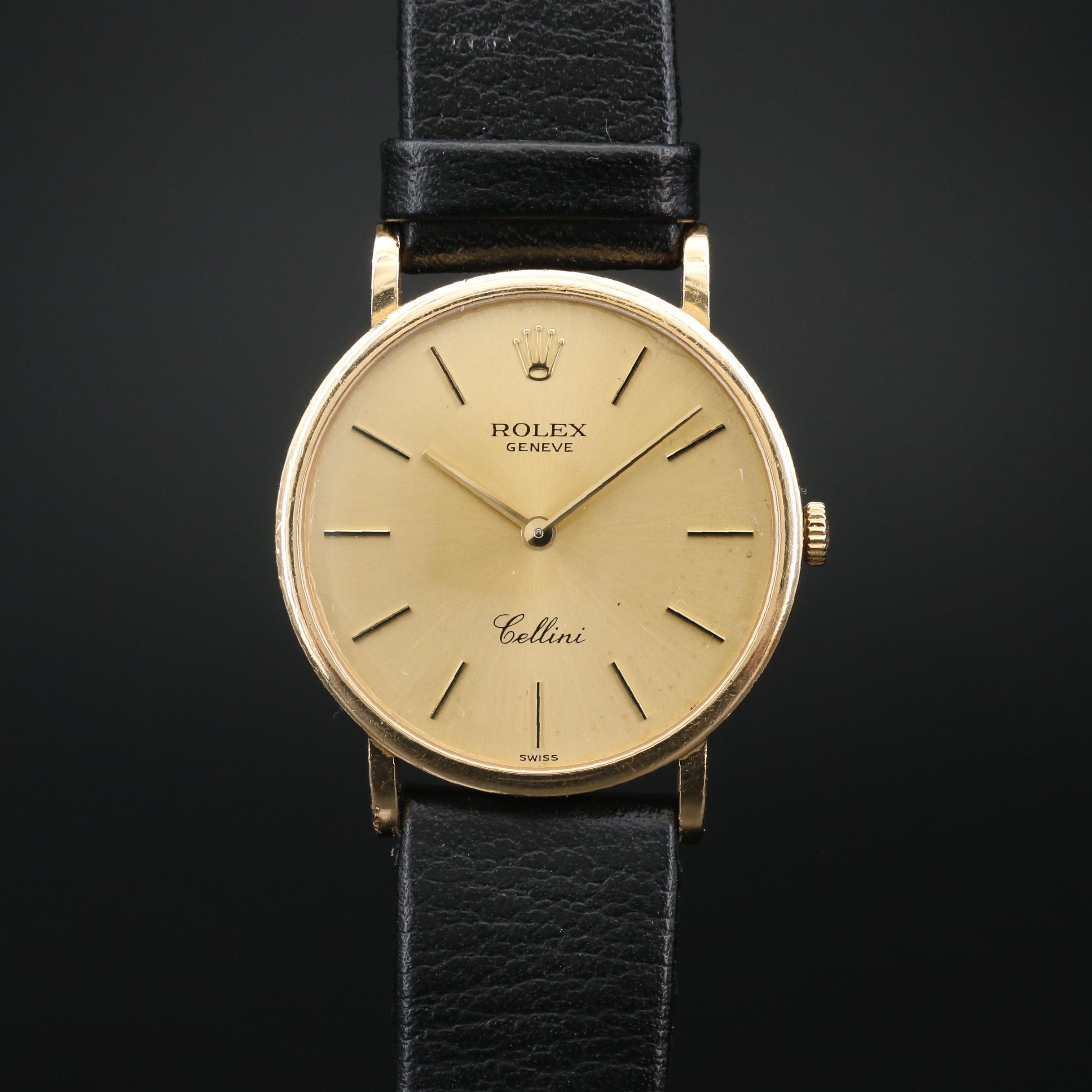 Rolex Cellini 18k Yellow Gold Manual Winding Watch 1999