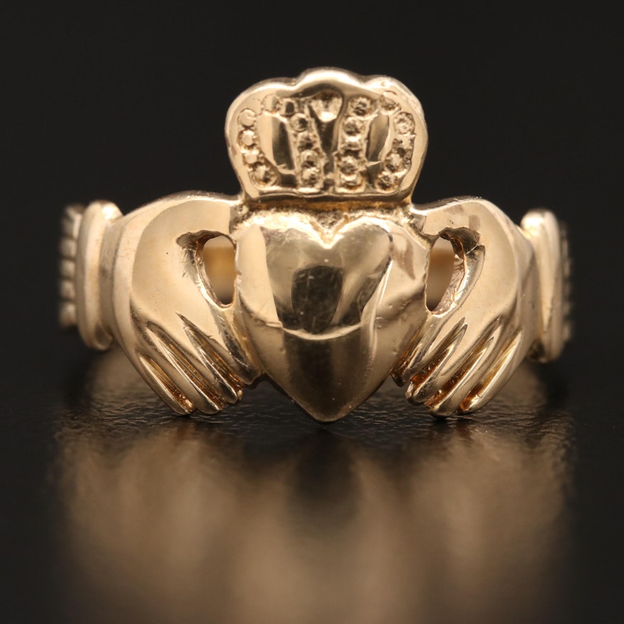 14K Claddagh Ring