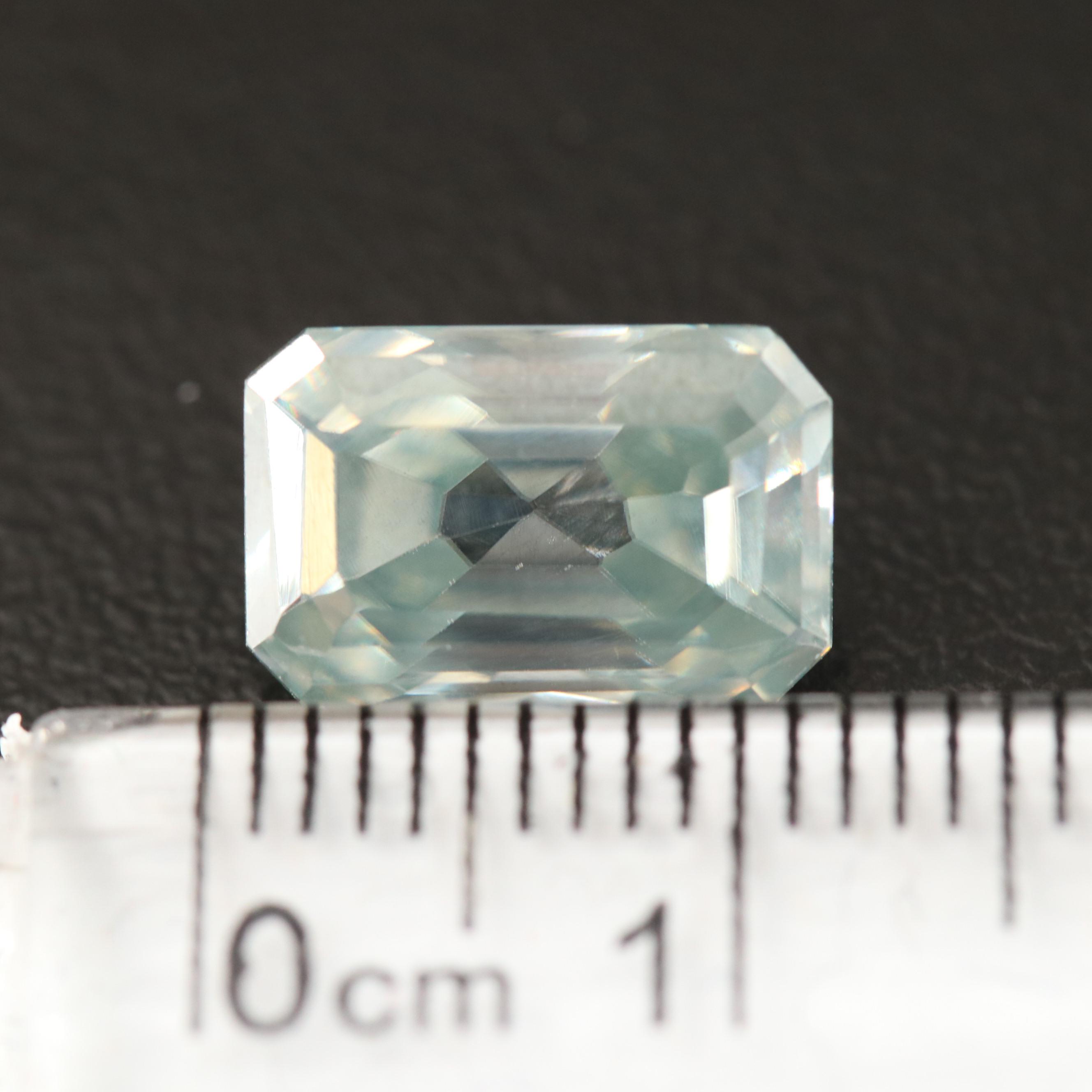 Loose 3.38 CT Laboratory Grown Moissanite