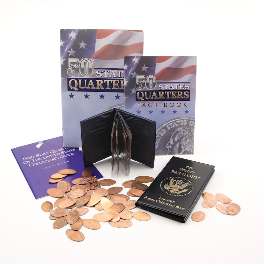 Commemorative State Quarter Binder and Souvenir Cents