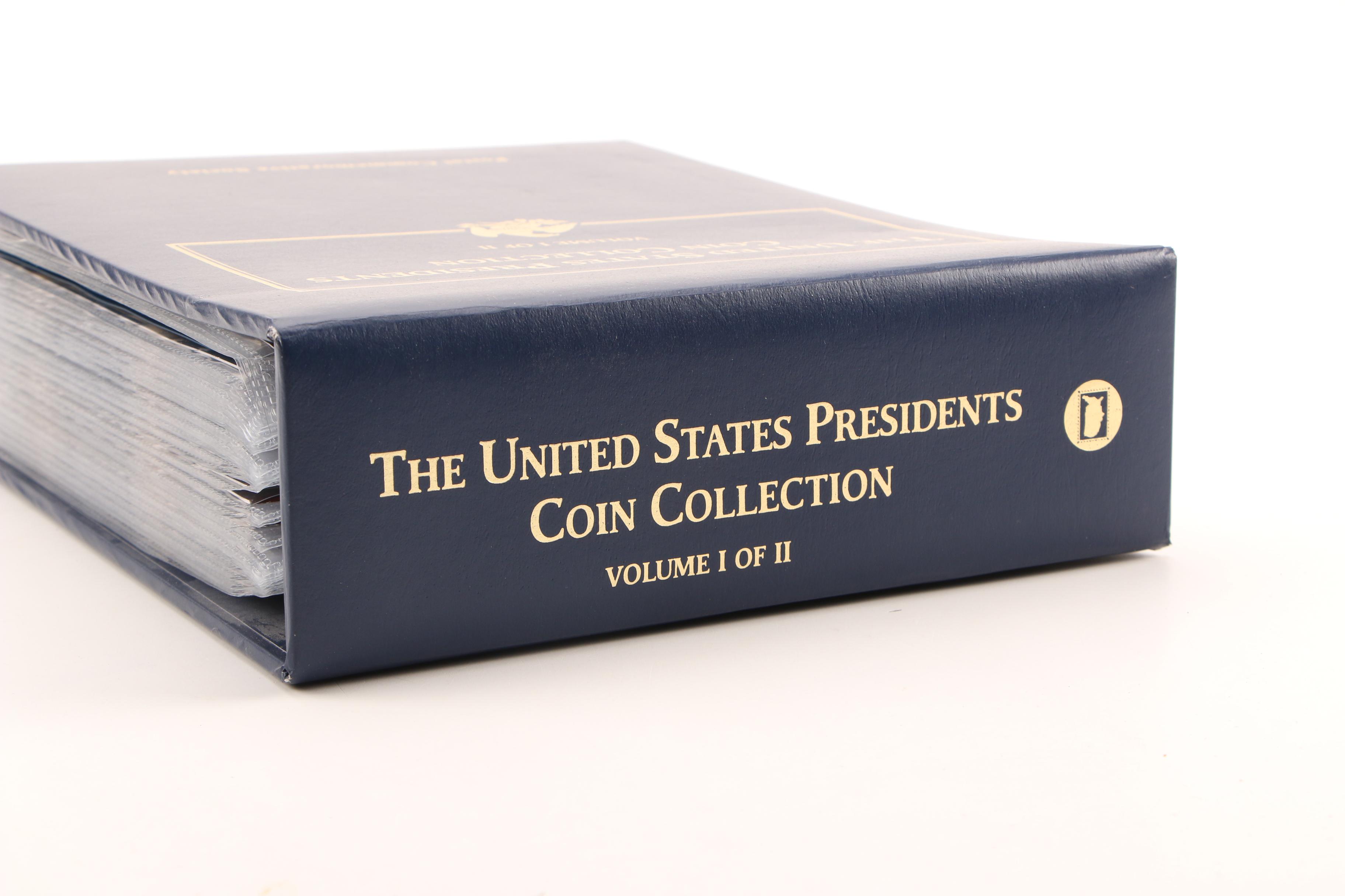 US Presidents Coin Collection with Commemorative Stamps, Volume I