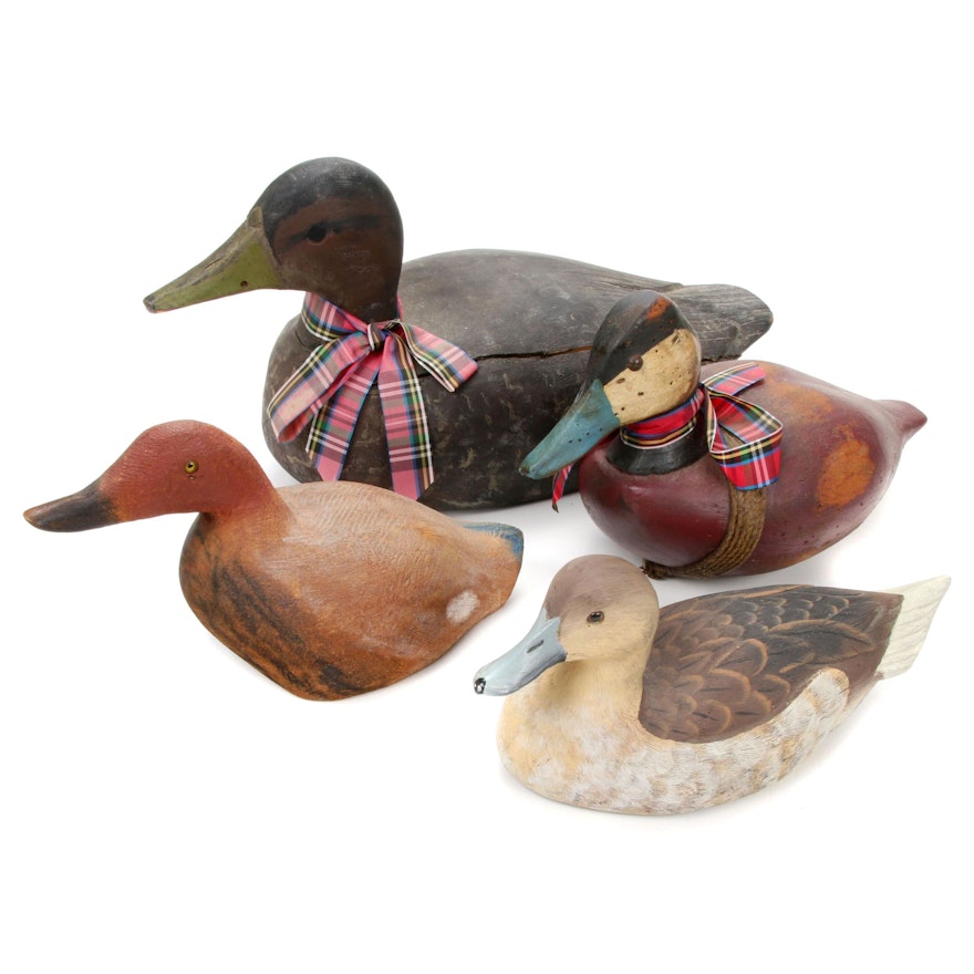 Waterbirds and Decoys, Featuring Signed 1985 Hand-Crafted Briley Co. Pintail Hen